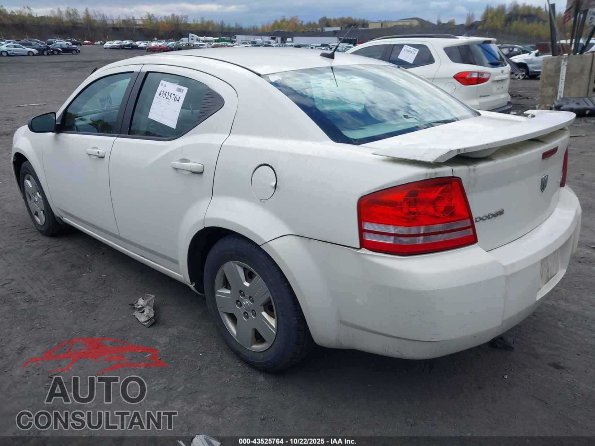 DODGE AVENGER 2010 - 1B3CC4FB1AN184830