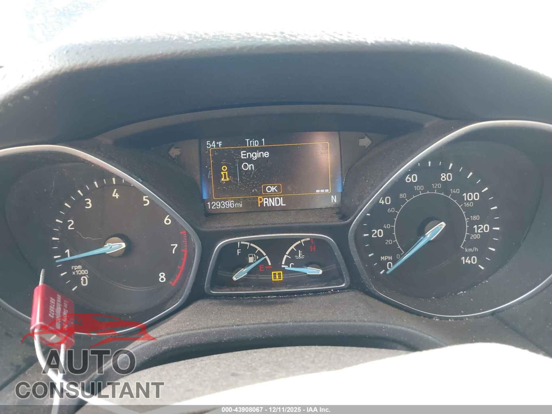 FORD FOCUS 2016 - 1FADP3F23GL309953