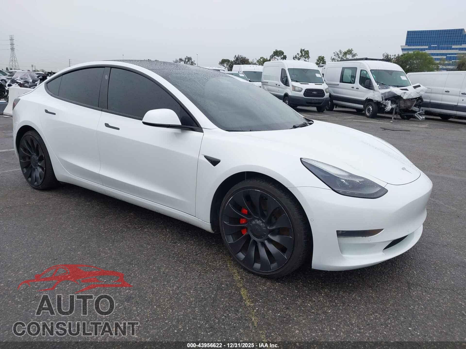 TESLA MODEL 3 2022 - 5YJ3E1EC0NF314800