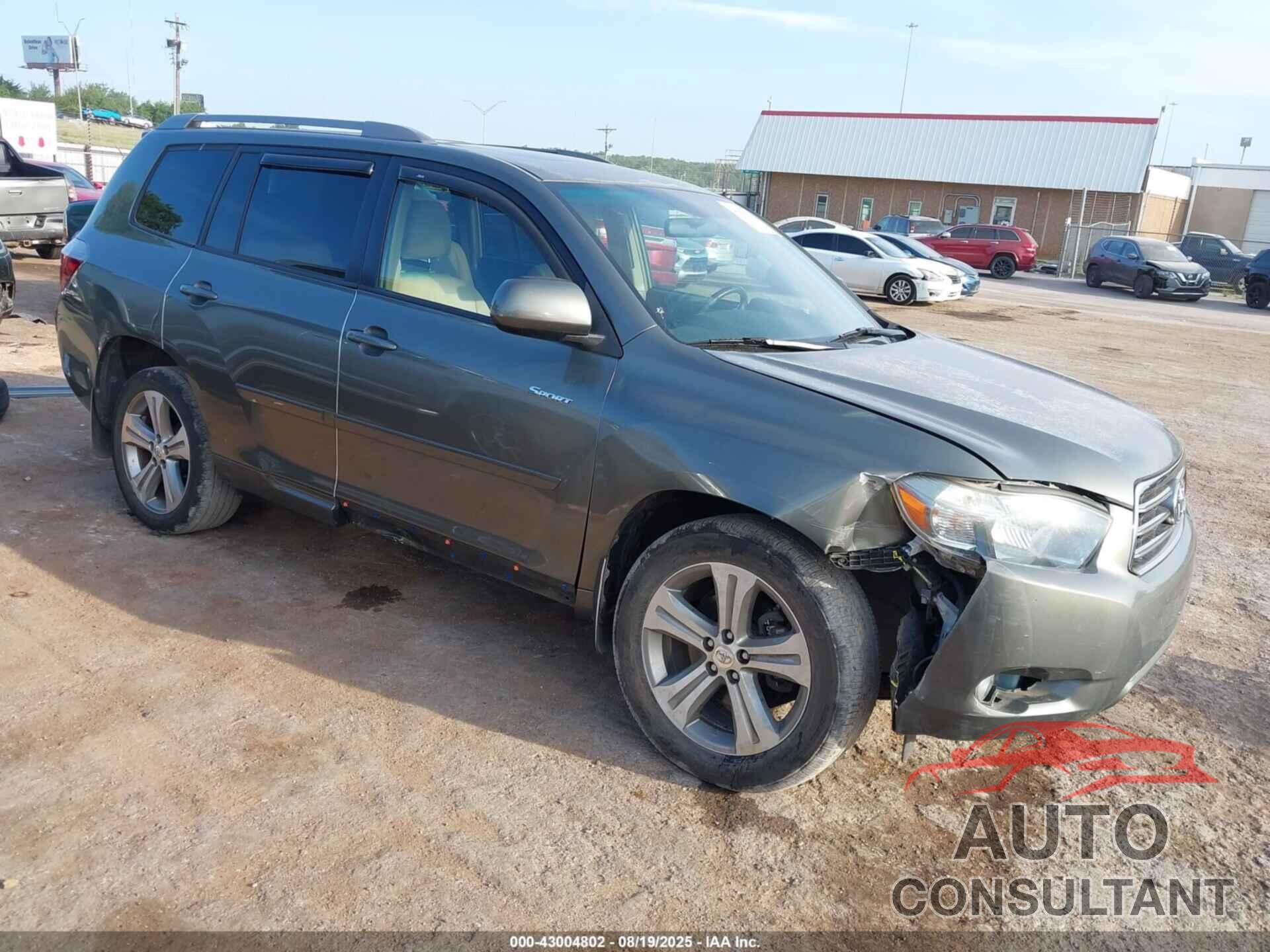 TOYOTA HIGHLANDER 2009 - JTEDS43A392094024