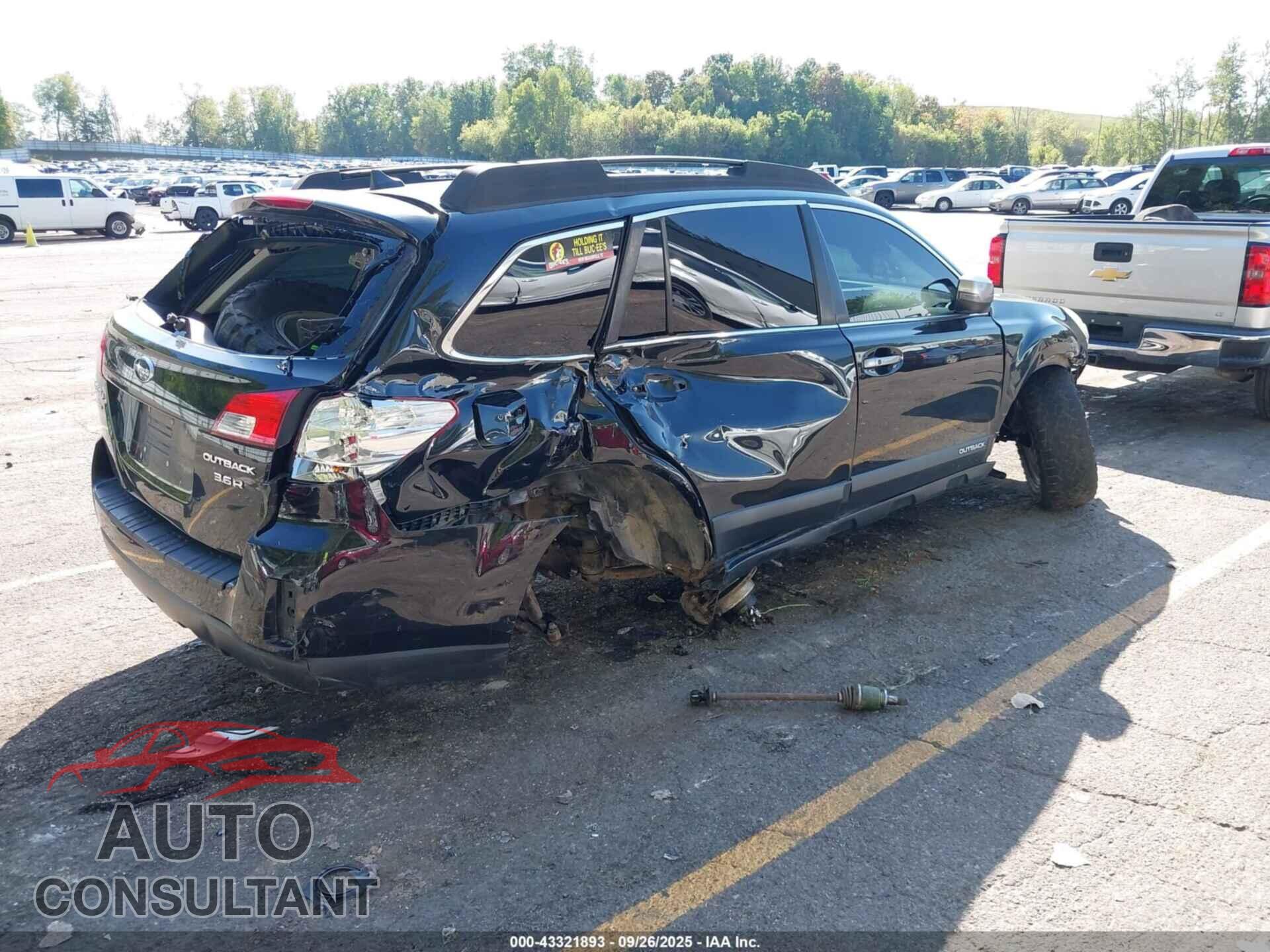 SUBARU OUTBACK 2013 - 4S4BRDSC9D2286837