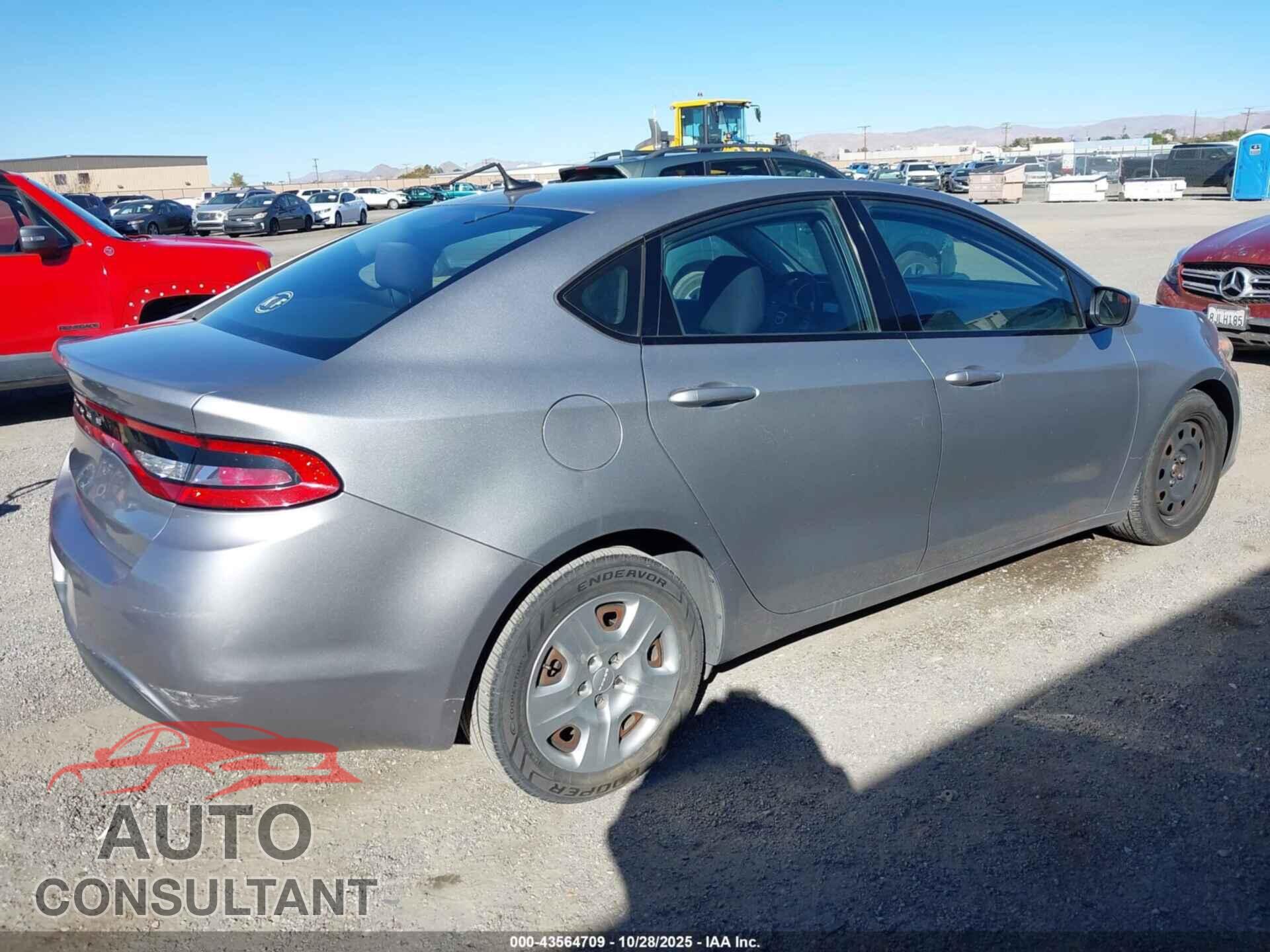 DODGE DART 2014 - 1C3CDFAA0ED894520