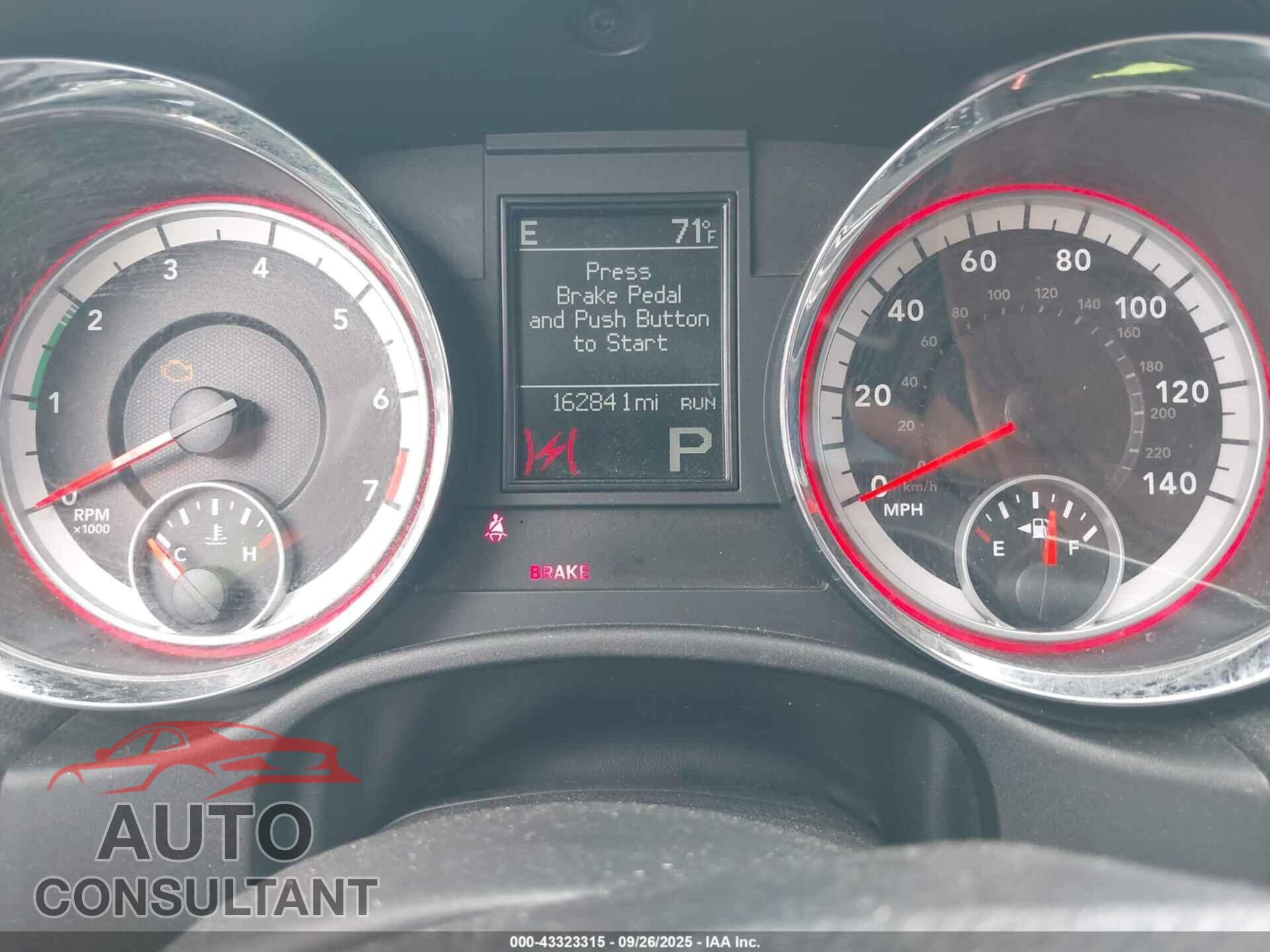 DODGE DURANGO 2012 - 1C4RDHDG4CC260597