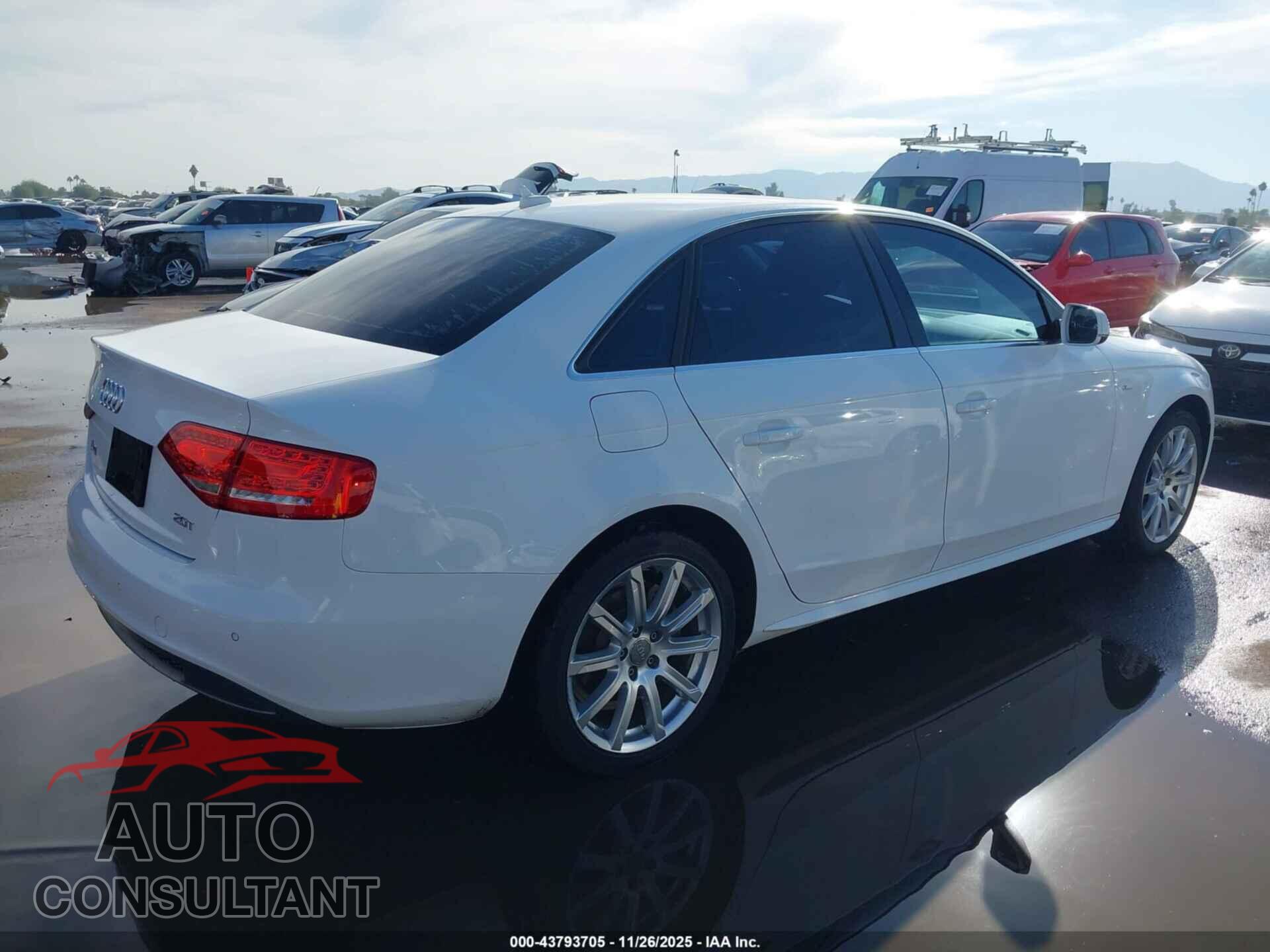 AUDI A4 2012 - WAUEFAFL1CA119862