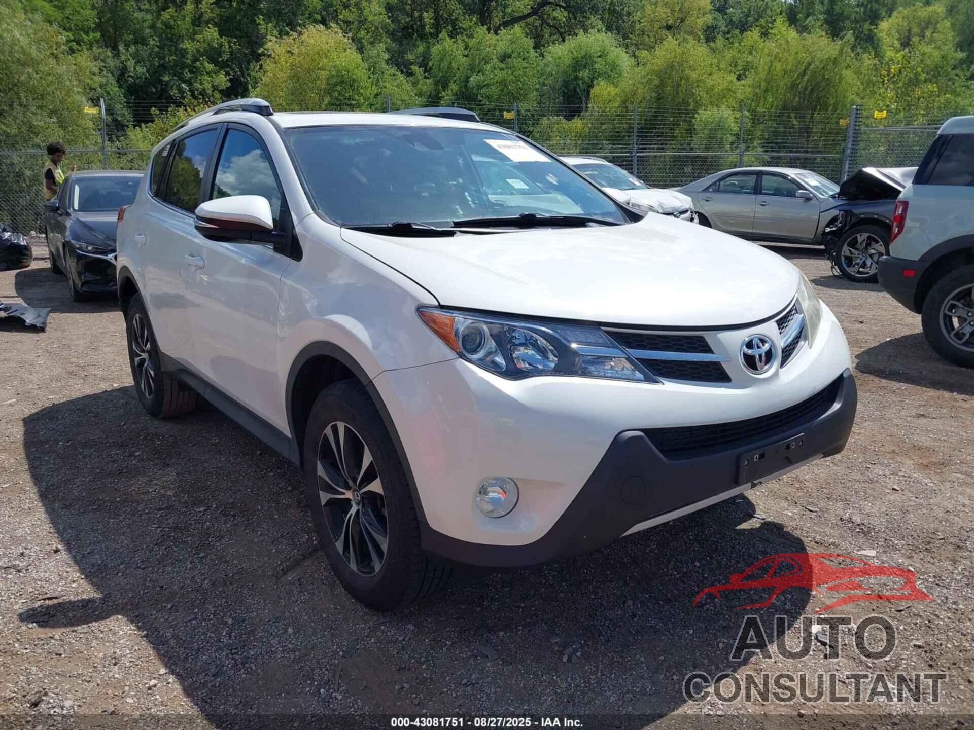 TOYOTA RAV4 2015 - 2T3DFREV9FW322262