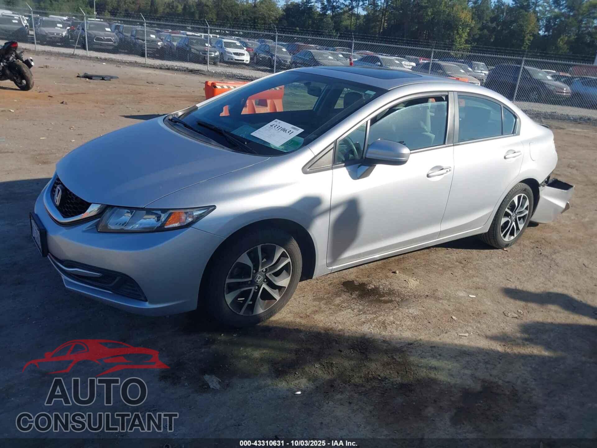 HONDA CIVIC 2014 - 2HGFB2F83EH524924