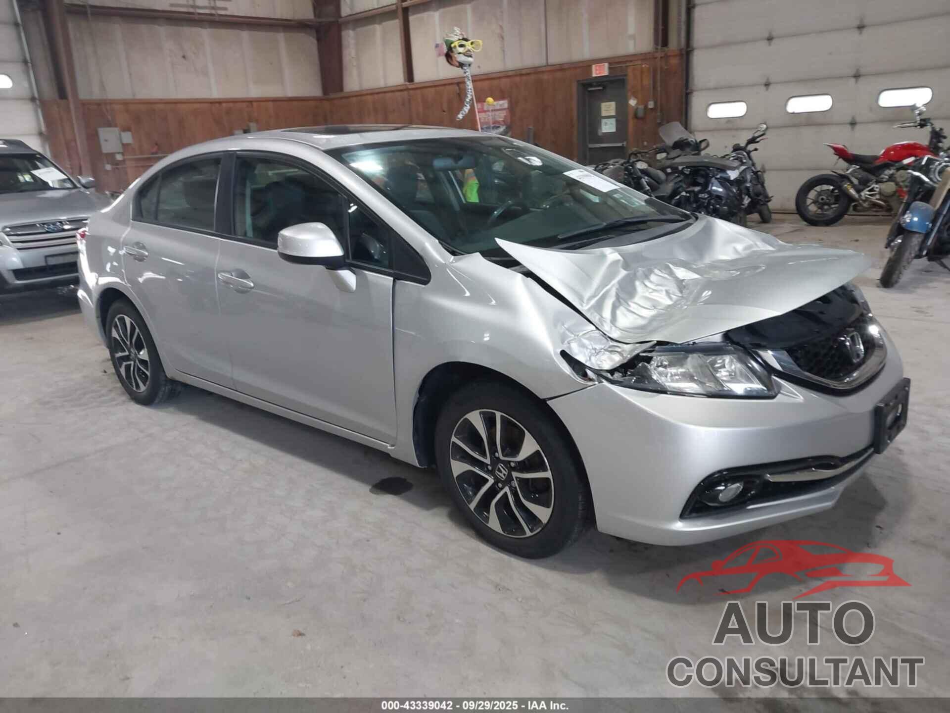 HONDA CIVIC 2013 - 19XFB2F99DE287874
