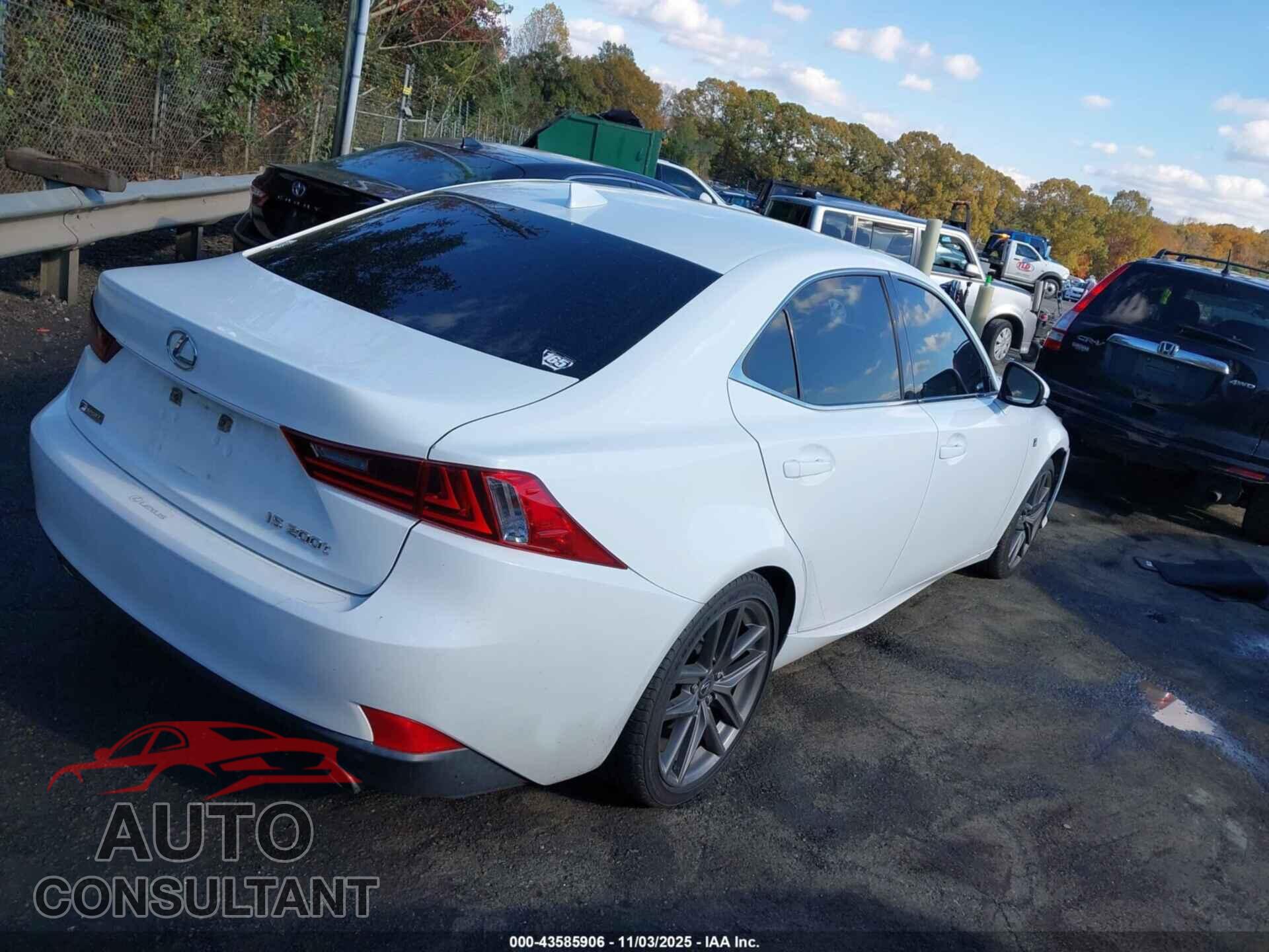 LEXUS IS 200T 2016 - JTHBA1D22G5038249