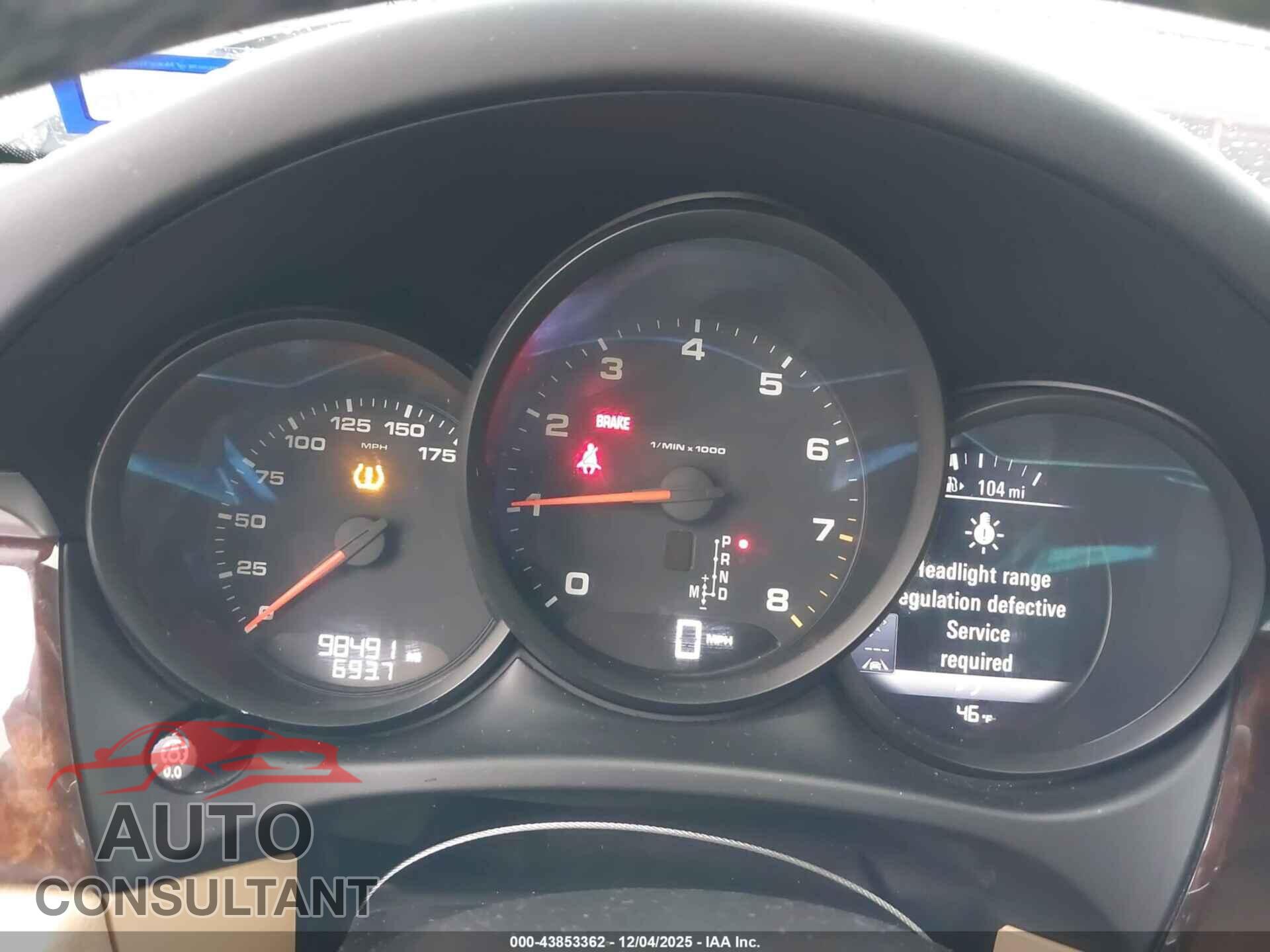 PORSCHE MACAN 2017 - WP1AA2A50HLB09610