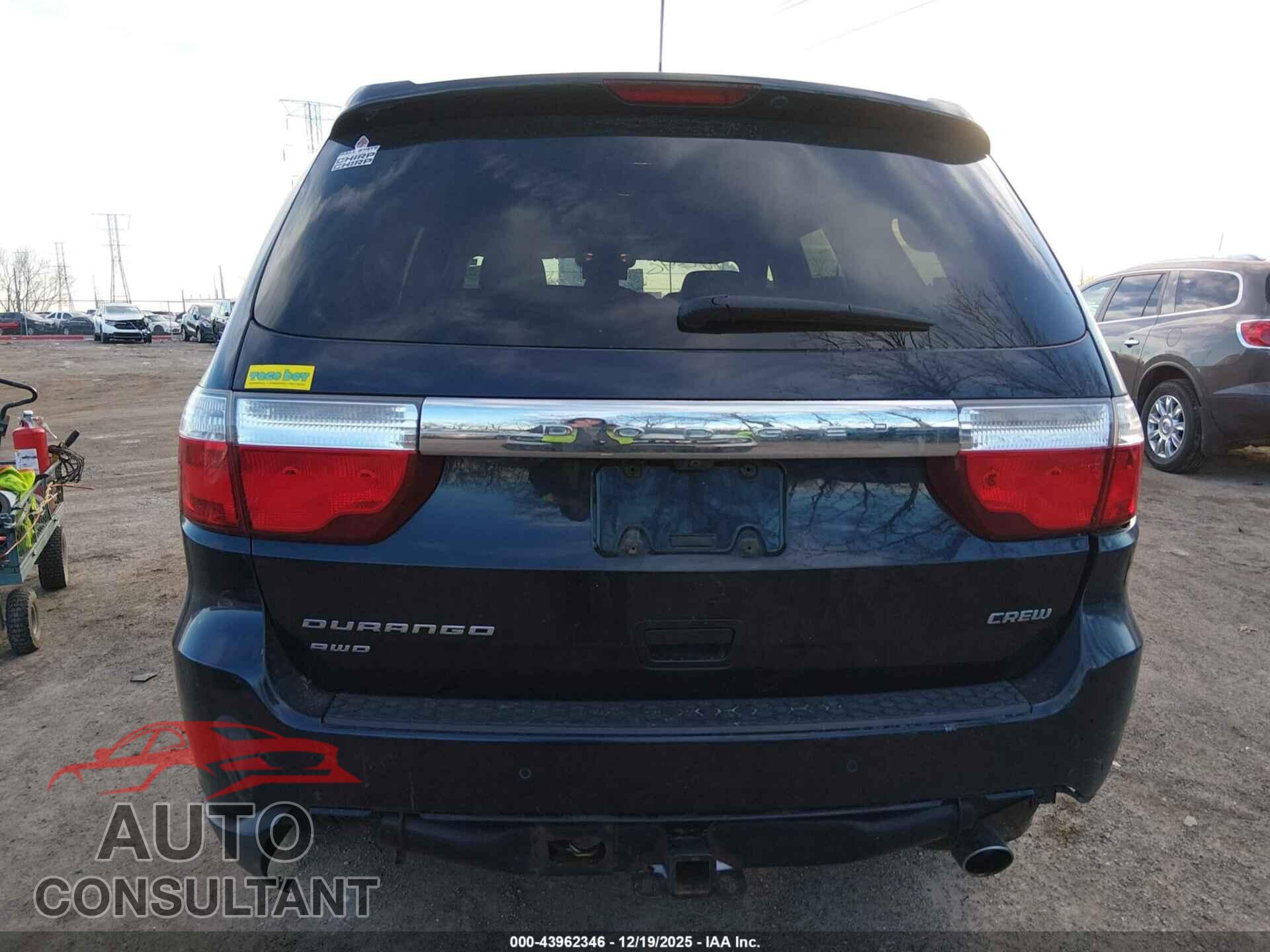 DODGE DURANGO 2011 - 1D4RE4GG5BC653558