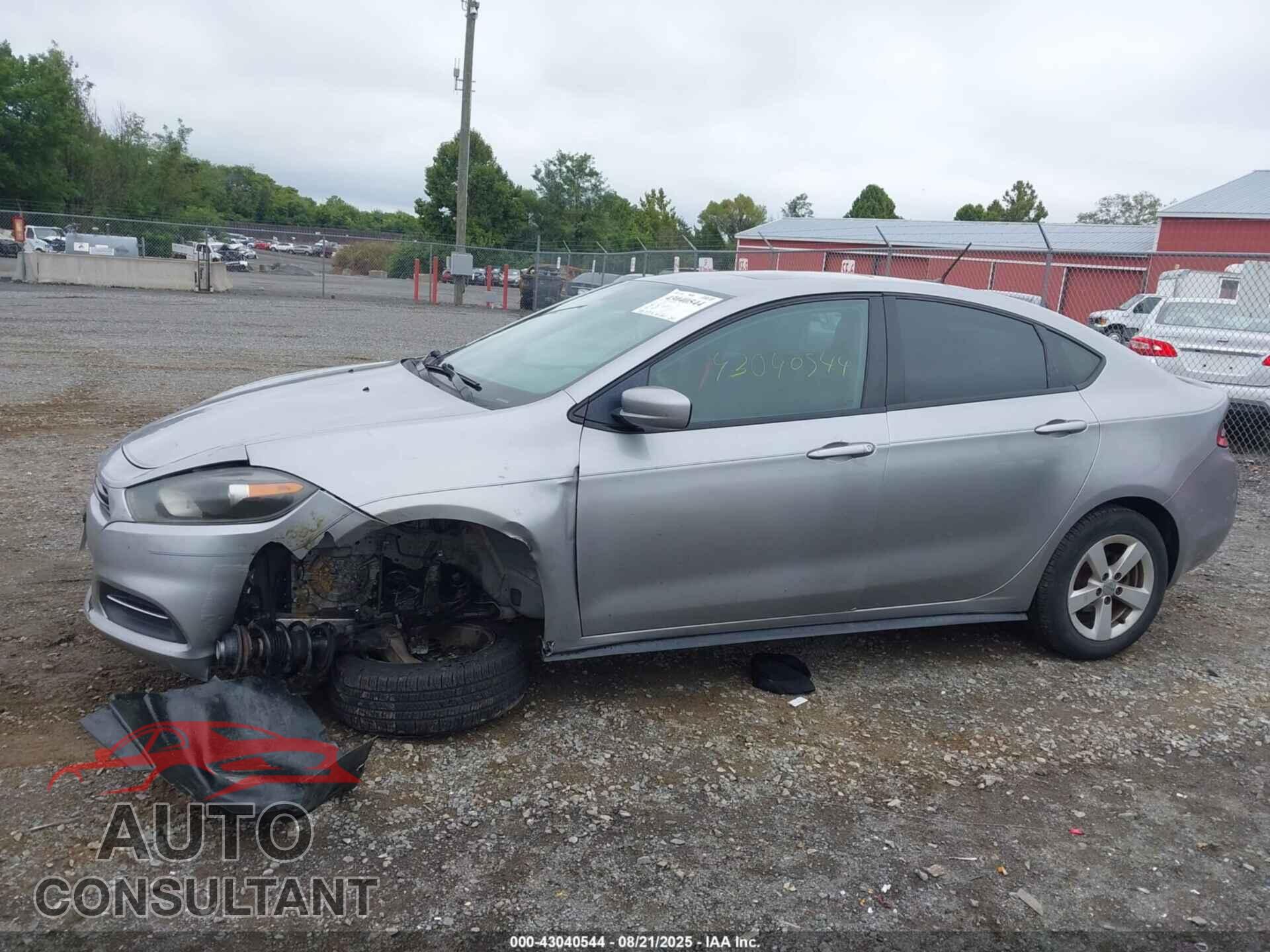 DODGE DART 2015 - 1C3CDFBB6FD132544