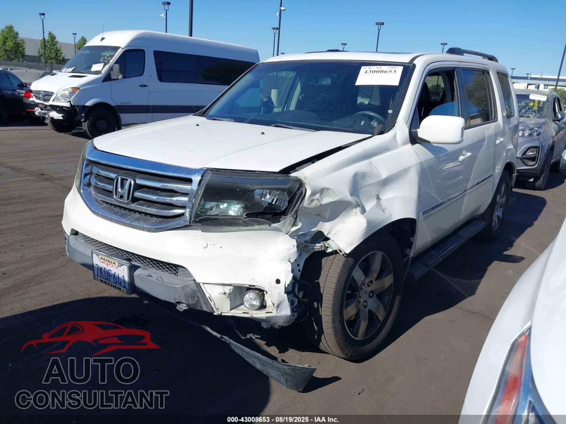 HONDA PILOT 2015 - 5FNYF3H92FB020332