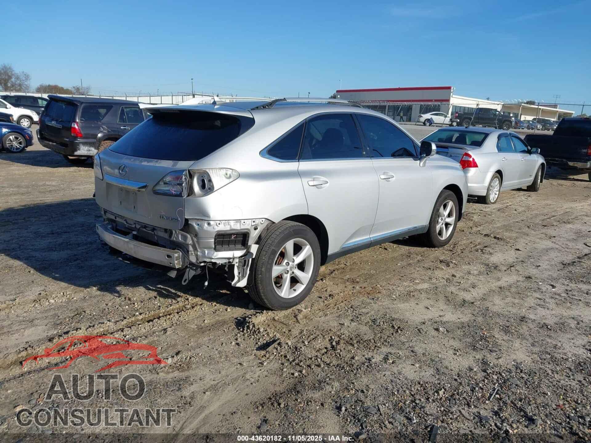 LEXUS RX 350 2012 - 2T2ZK1BA1CC083487