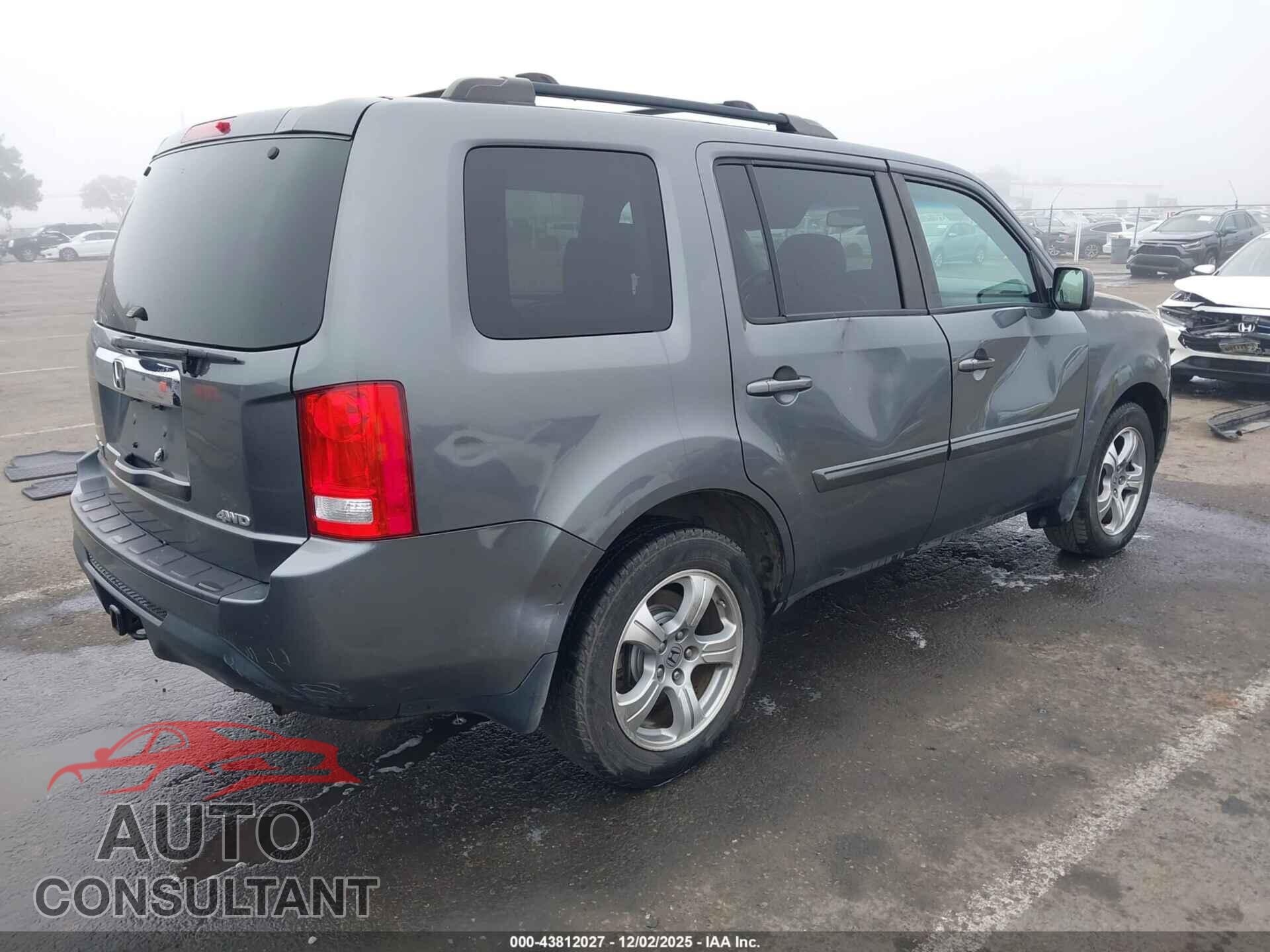 HONDA PILOT 2012 - 5FNYF4H79CB003740