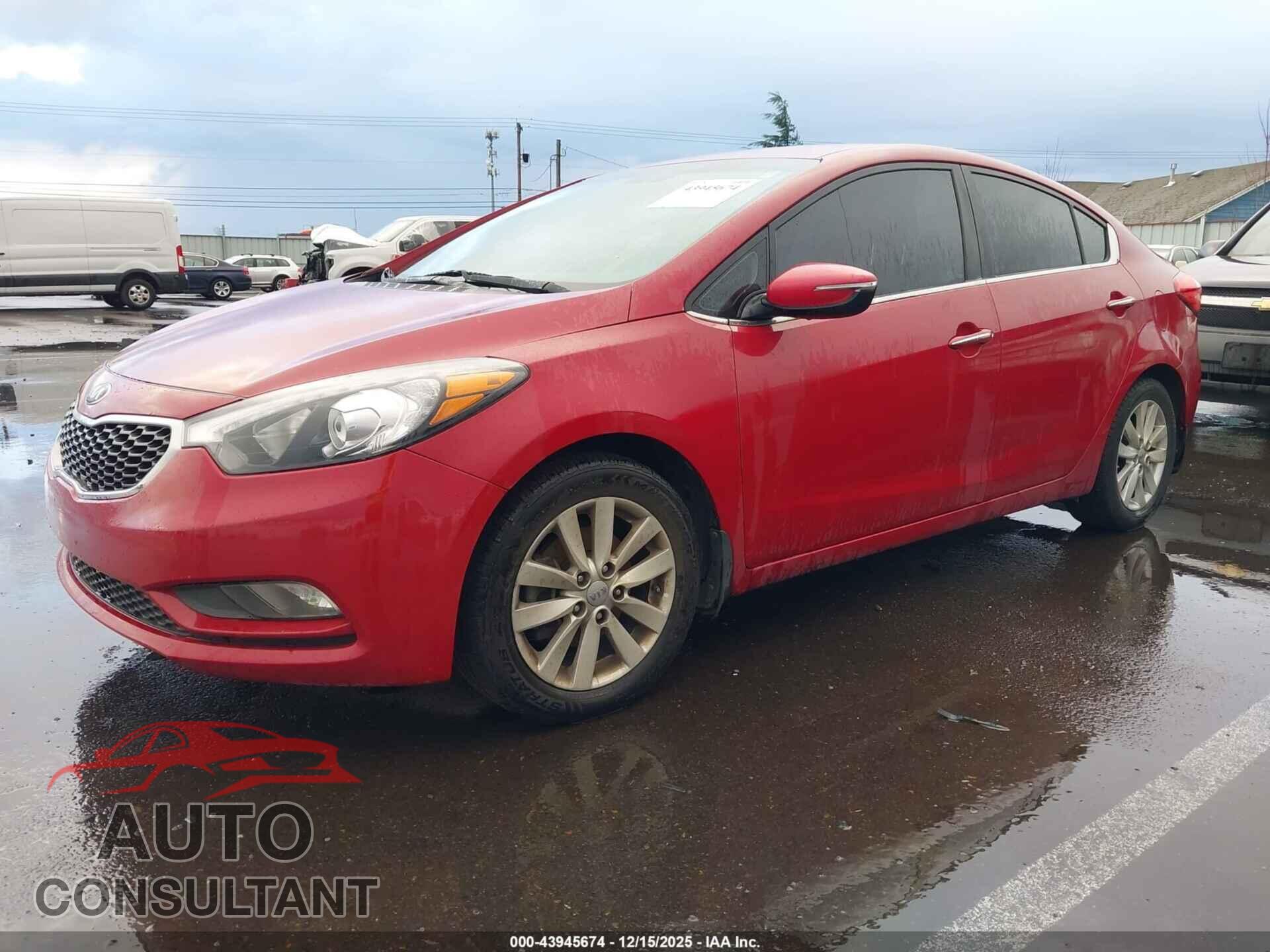 KIA FORTE 2014 - KNAFX4A80E5110085