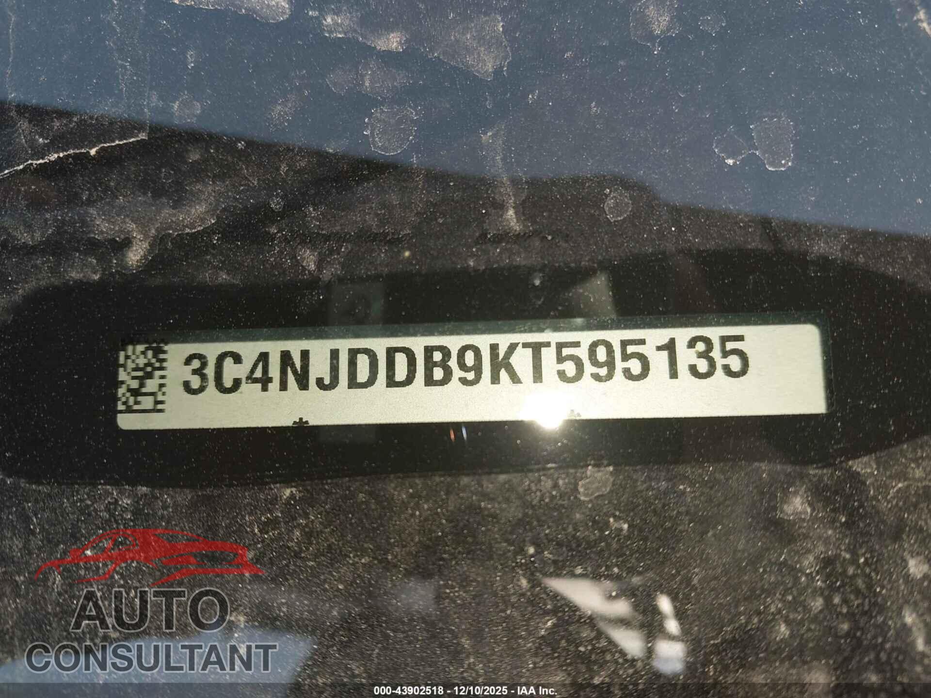 JEEP COMPASS 2019 - 3C4NJDDB9KT595135