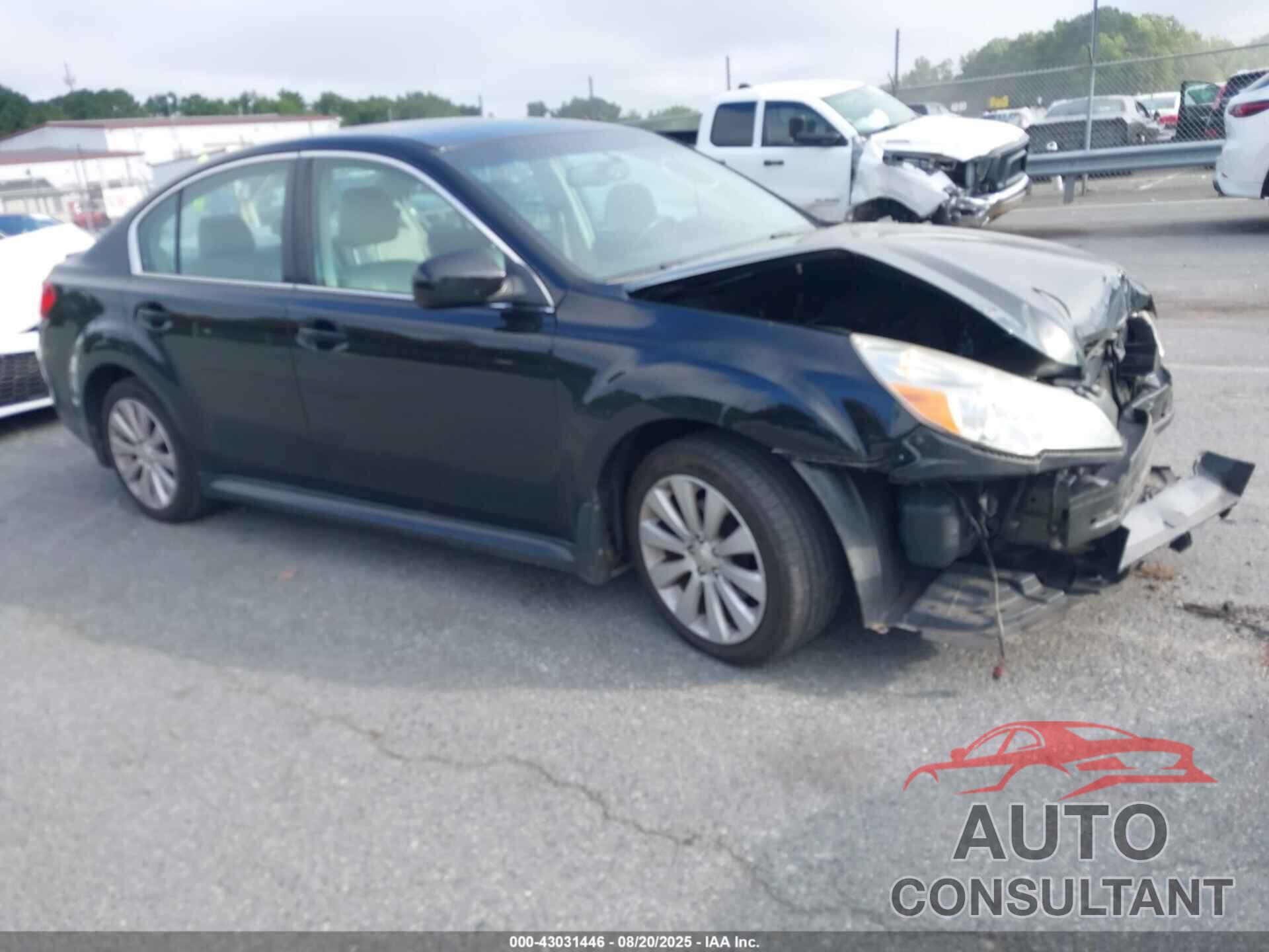 SUBARU LEGACY 2011 - 4S3BMBK69B3248940