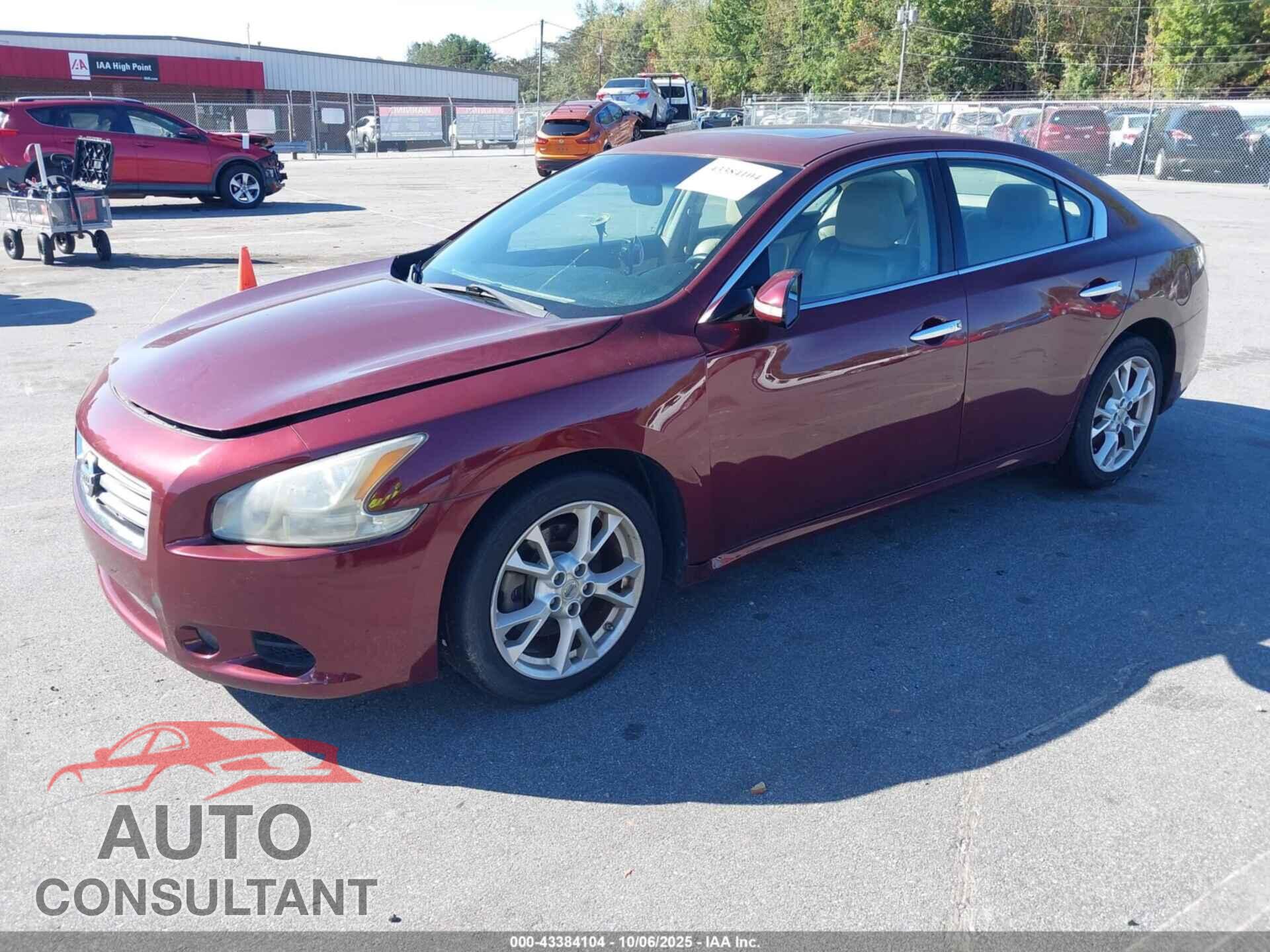 NISSAN MAXIMA 2012 - 1N4AA5AP8CC808311