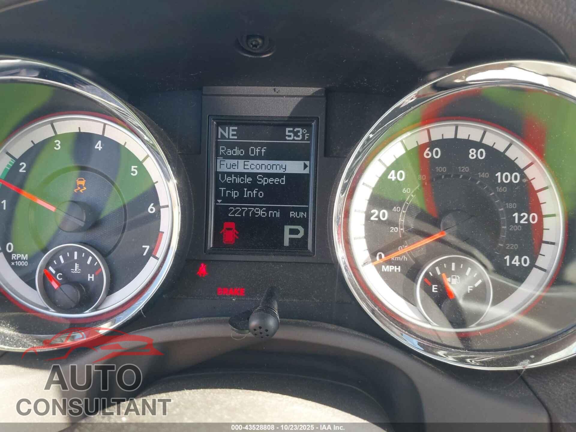 DODGE DURANGO 2012 - 1C4RDJAG3CC112646