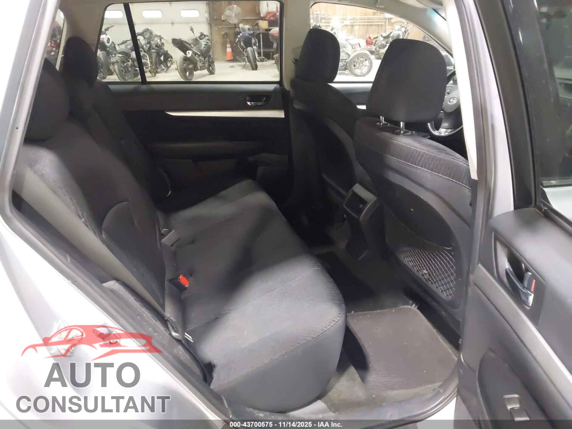 SUBARU OUTBACK 2012 - 4S4BRBCC5C3235833