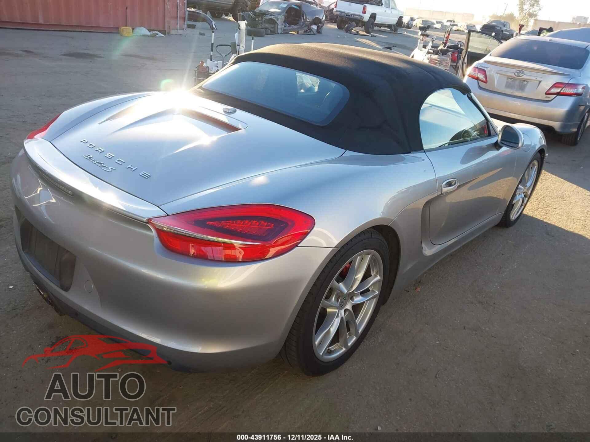 PORSCHE BOXSTER 2013 - WP0CB2A83DK132512