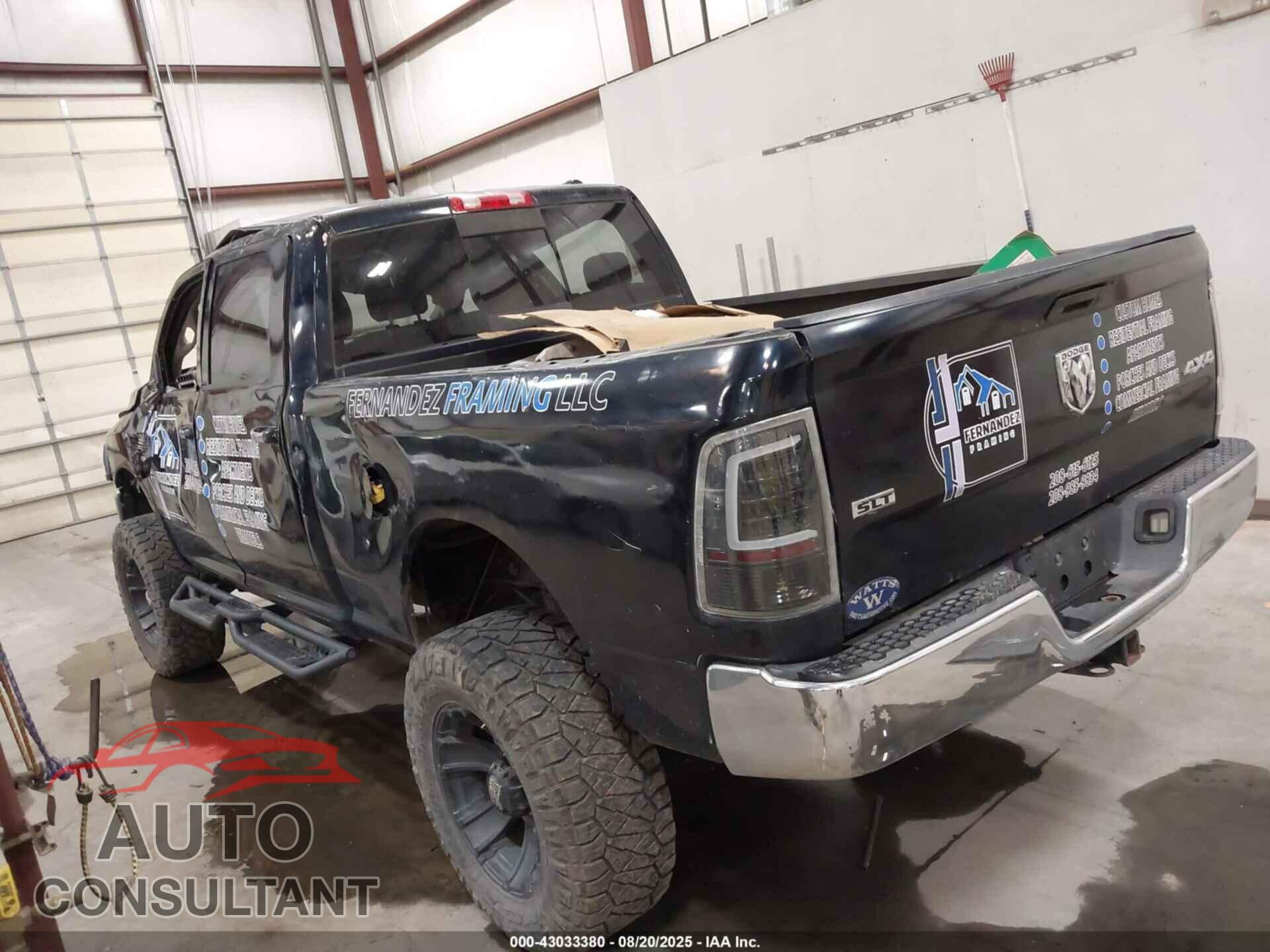 DODGE RAM 2500 2010 - 3D7UT2CL7AG187251