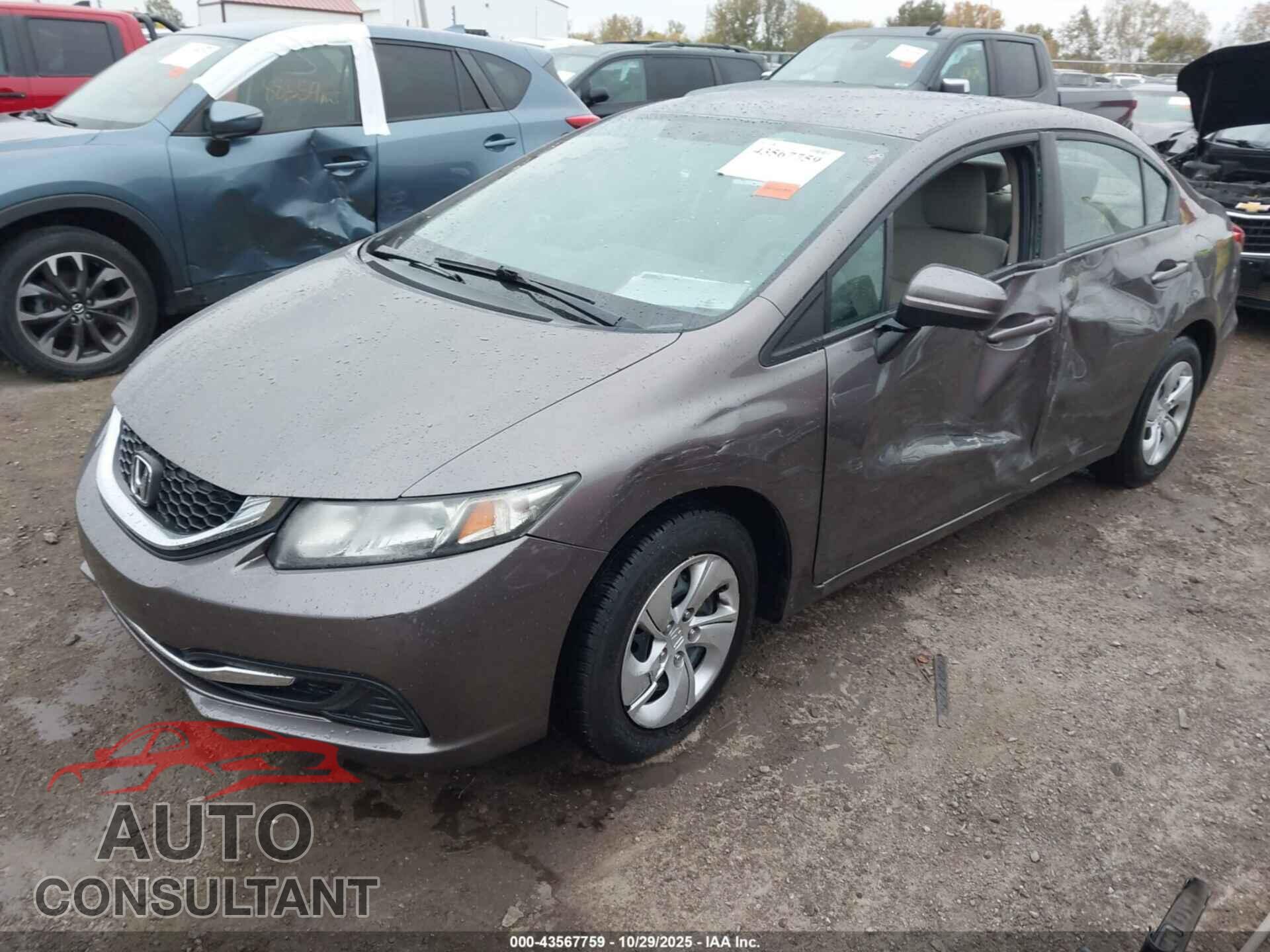 HONDA CIVIC 2015 - 19XFB2F55FE229177