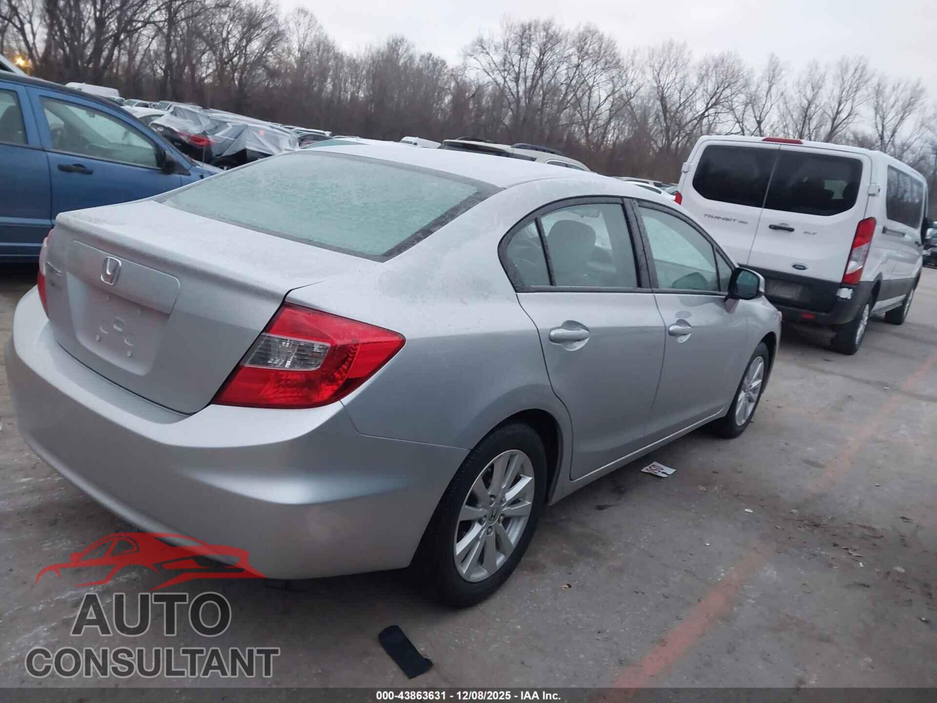 HONDA CIVIC 2012 - 19XFB2F87CE002353