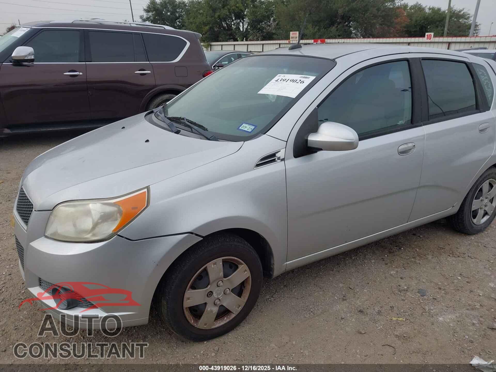 CHEVROLET AVEO 2011 - KL1TD6DE6BB138764