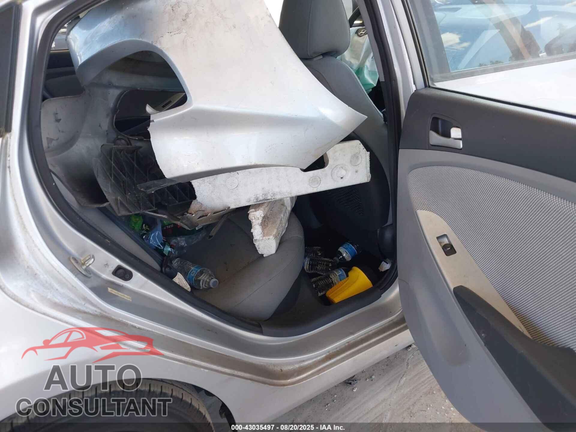 HYUNDAI ACCENT 2013 - KMHCT4AE6DU358350