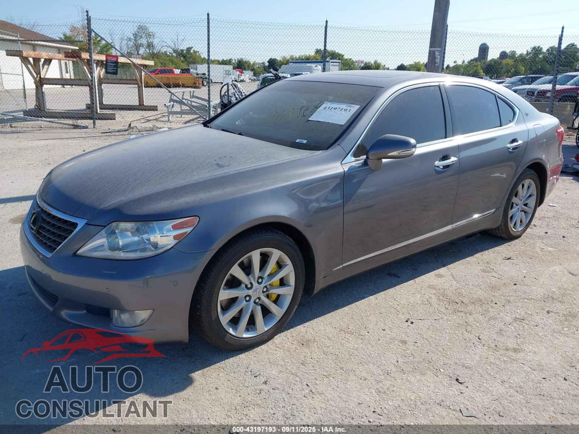 LEXUS LS 460 2012 - JTHCL5EF3C5014916