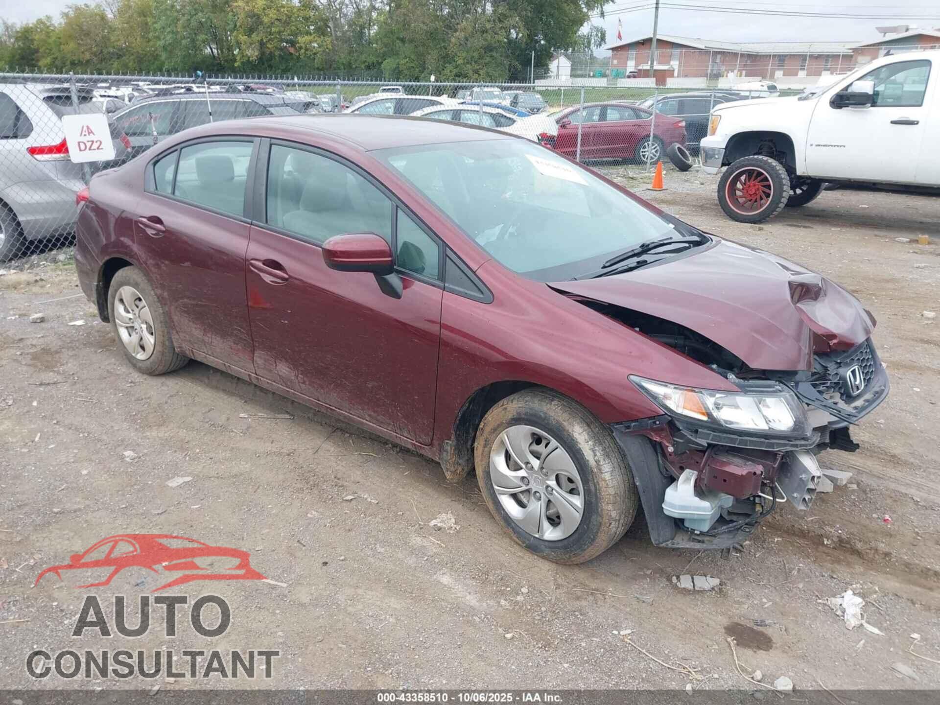 HONDA CIVIC 2014 - 19XFB2F5XEE061308