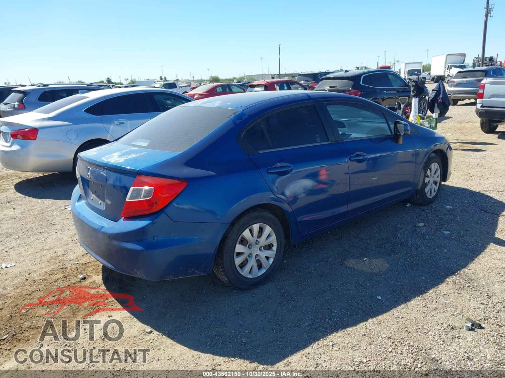 HONDA CIVIC 2012 - 2HGFB2F52CH512041