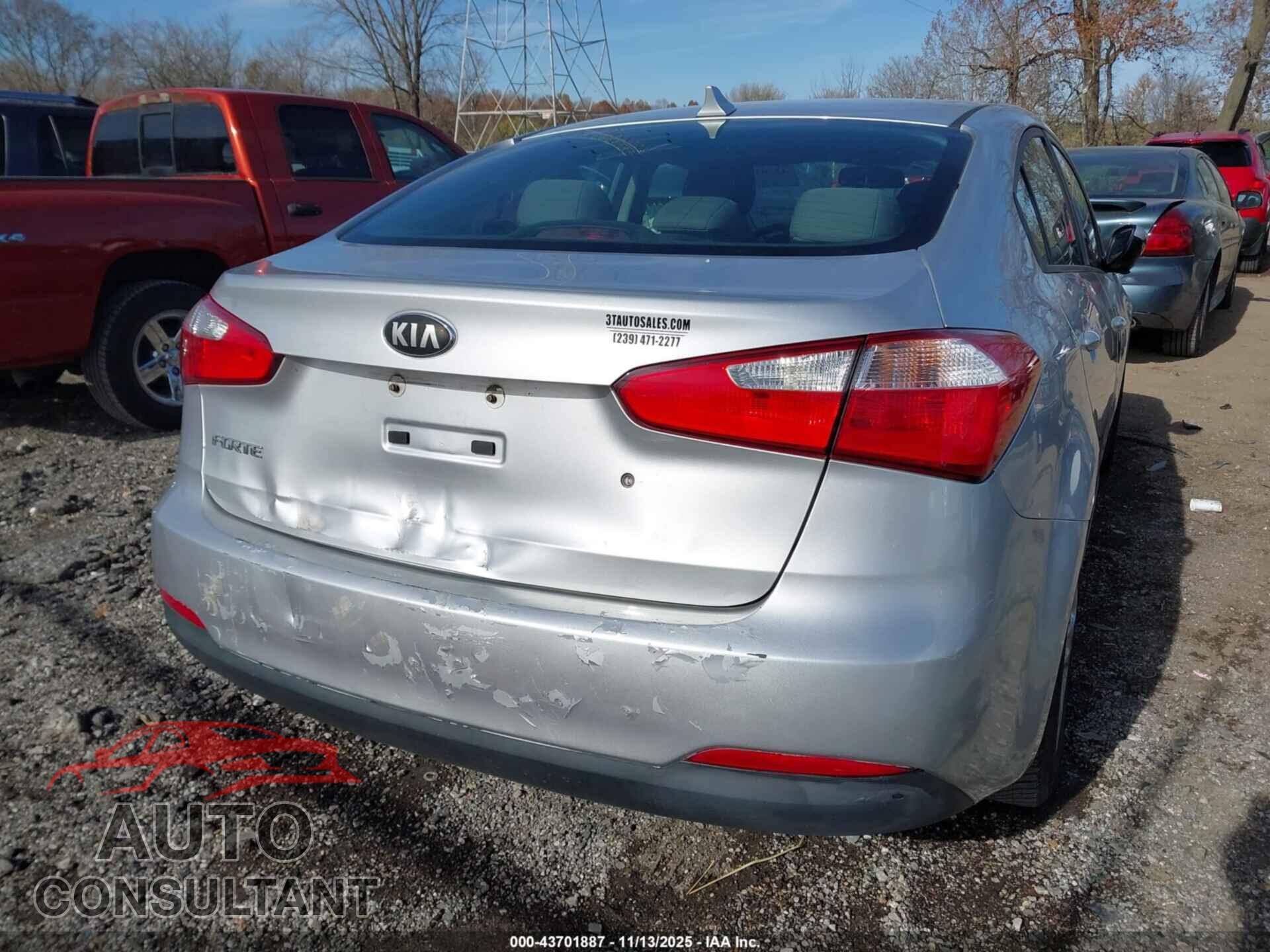 KIA FORTE 2014 - KNAFK4A63E5198711