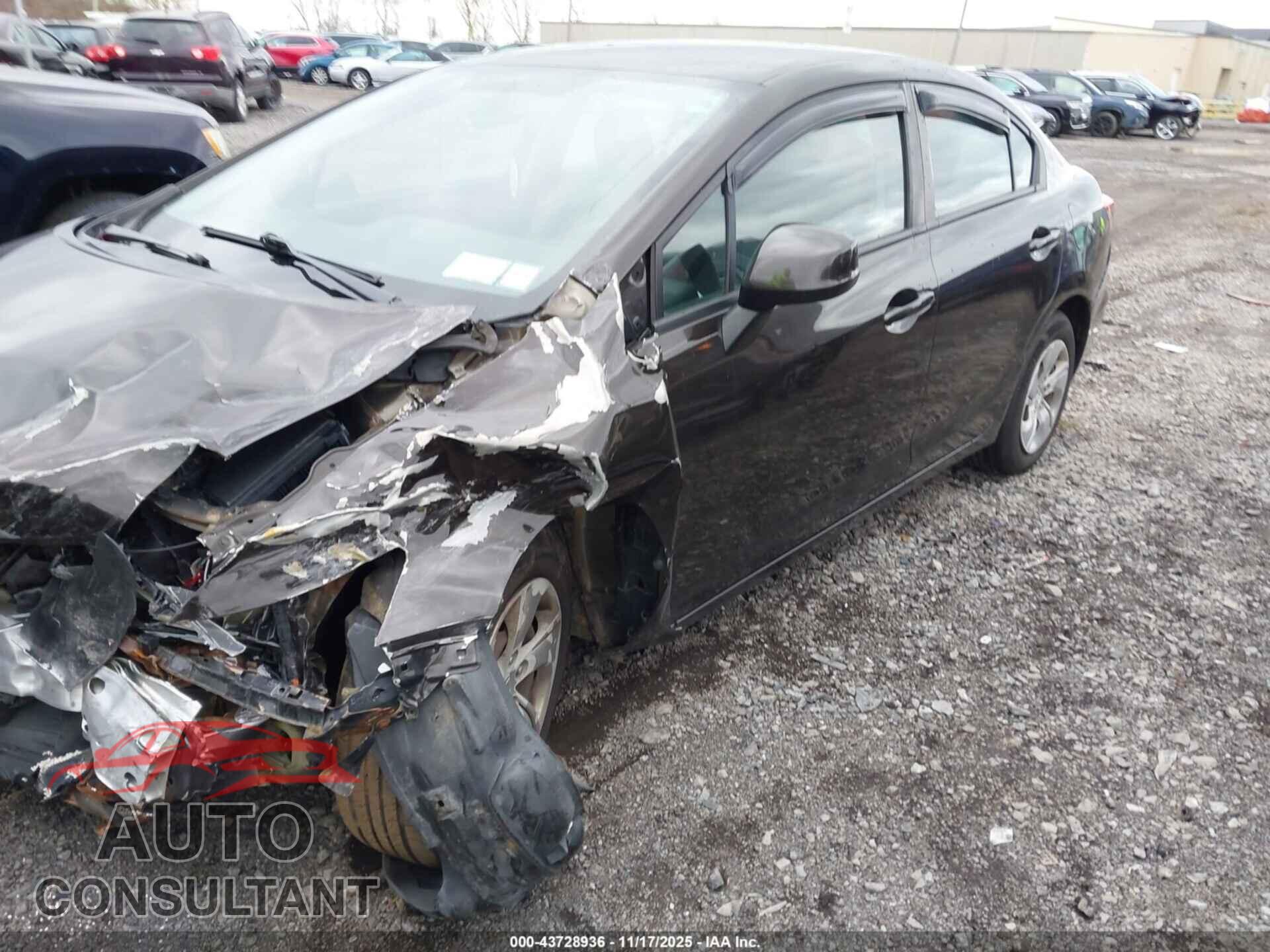 HONDA CIVIC 2013 - 2HGFB2F59DH588308