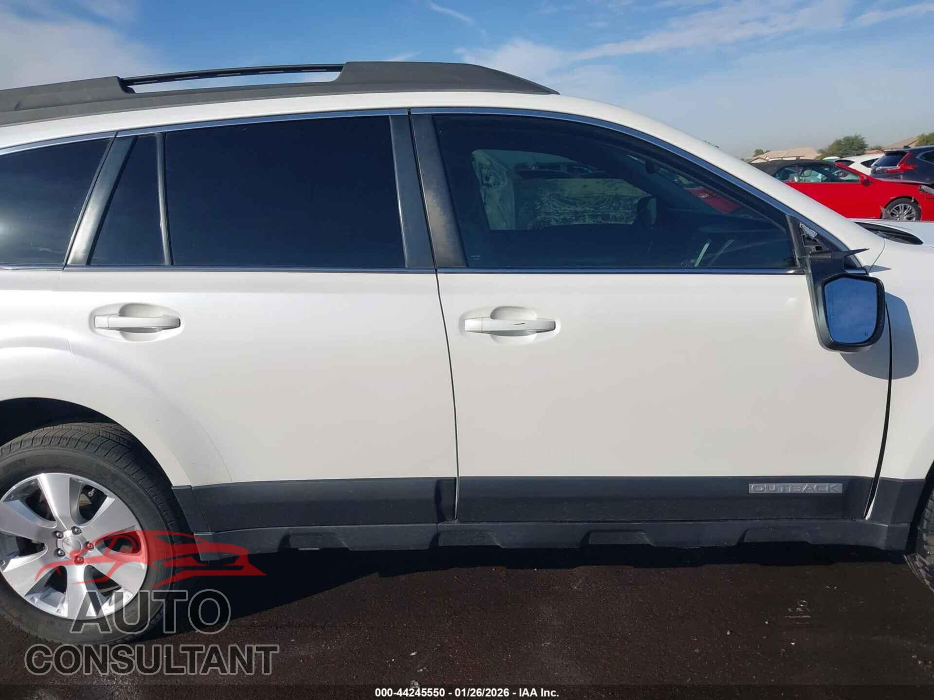 SUBARU OUTBACK 2010 - 4S4BRDHC8A2321872