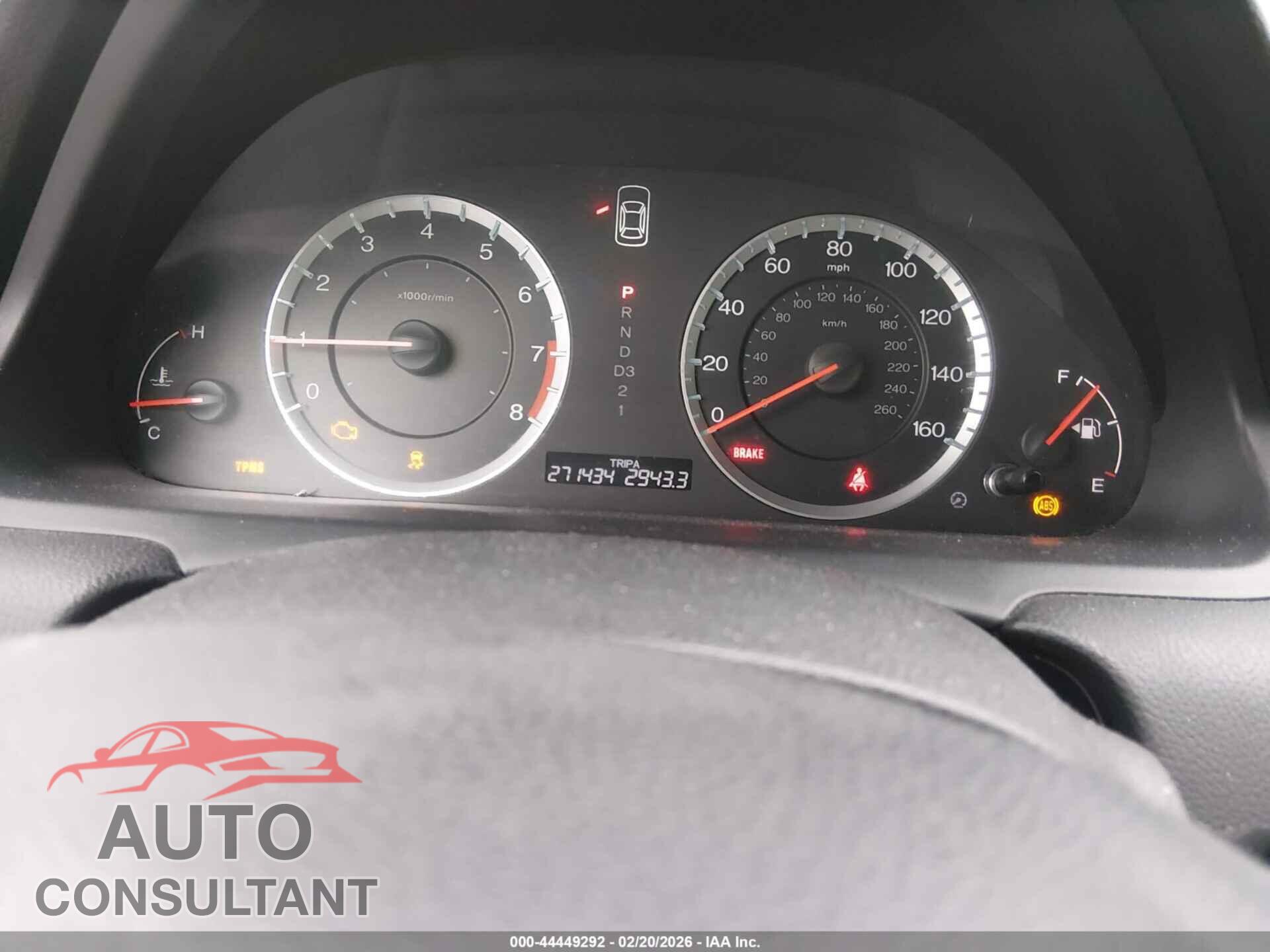 HONDA ACCORD 2012 - 1HGCP2F64CA047550
