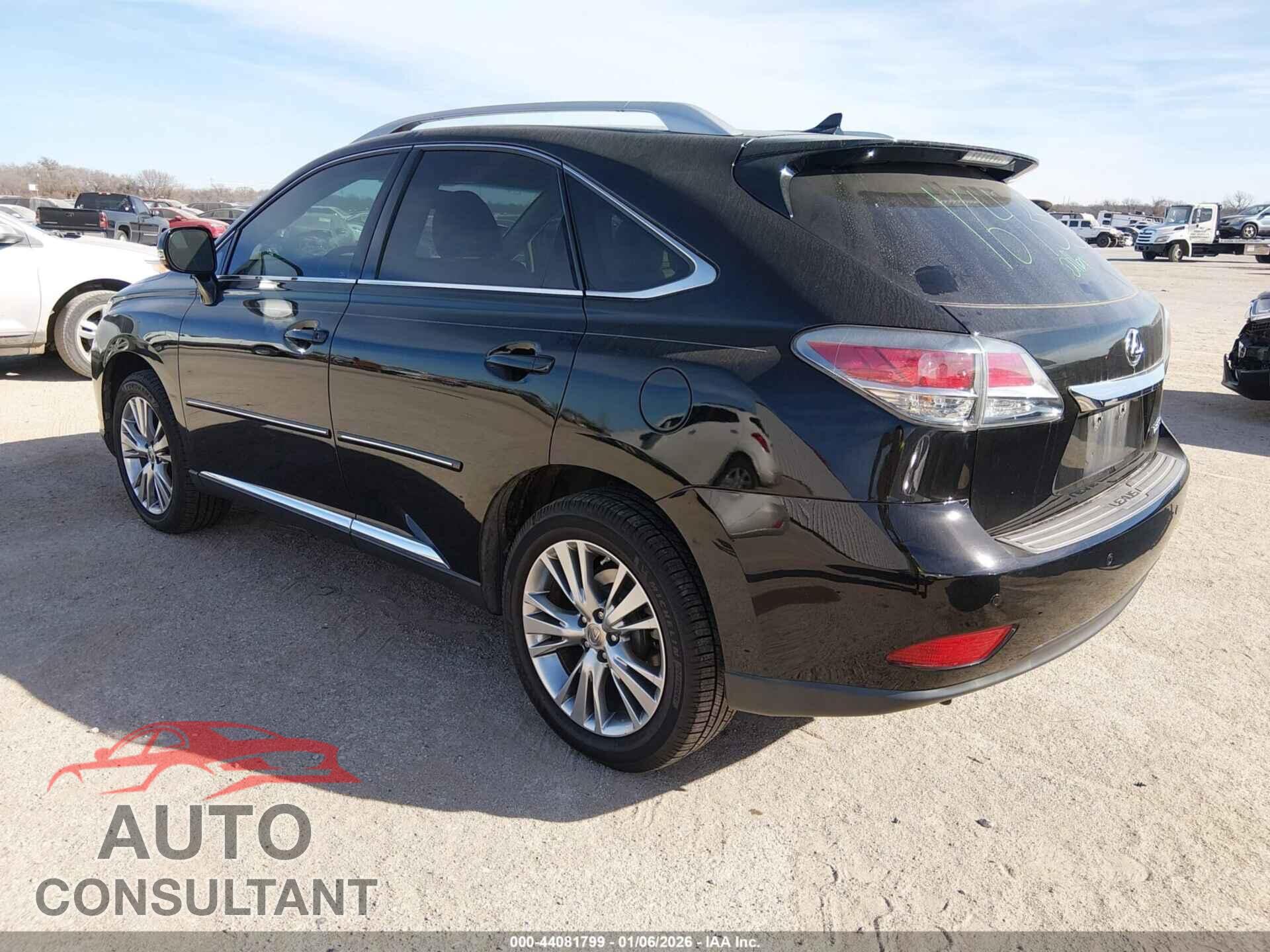 LEXUS RX 350 2013 - 2T2BK1BA3DC163909