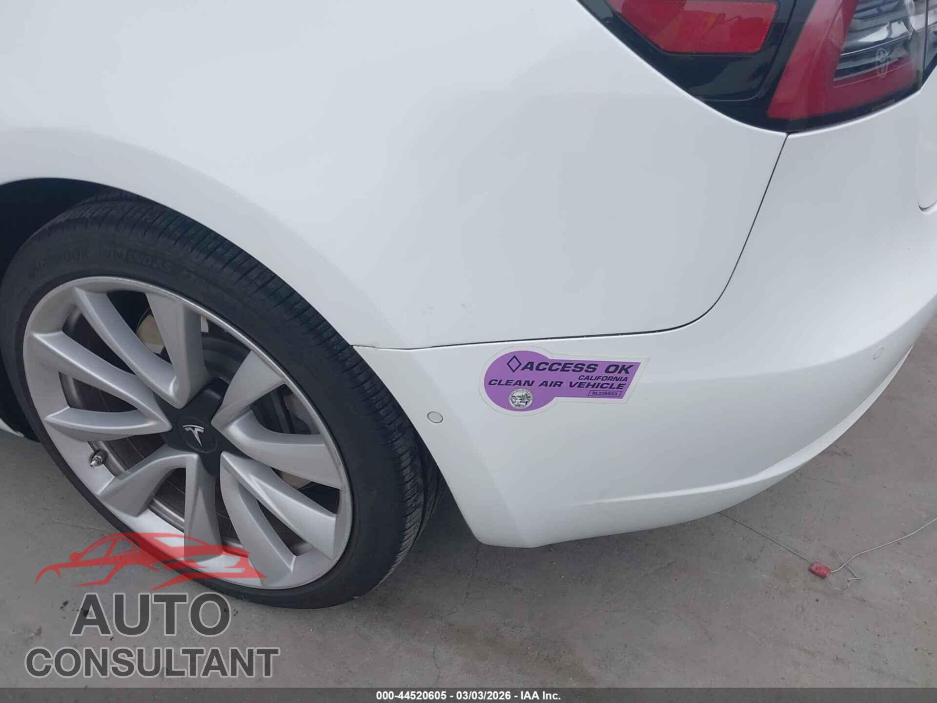 TESLA MODEL 3 2019 - 5YJ3E1EA8KF436265