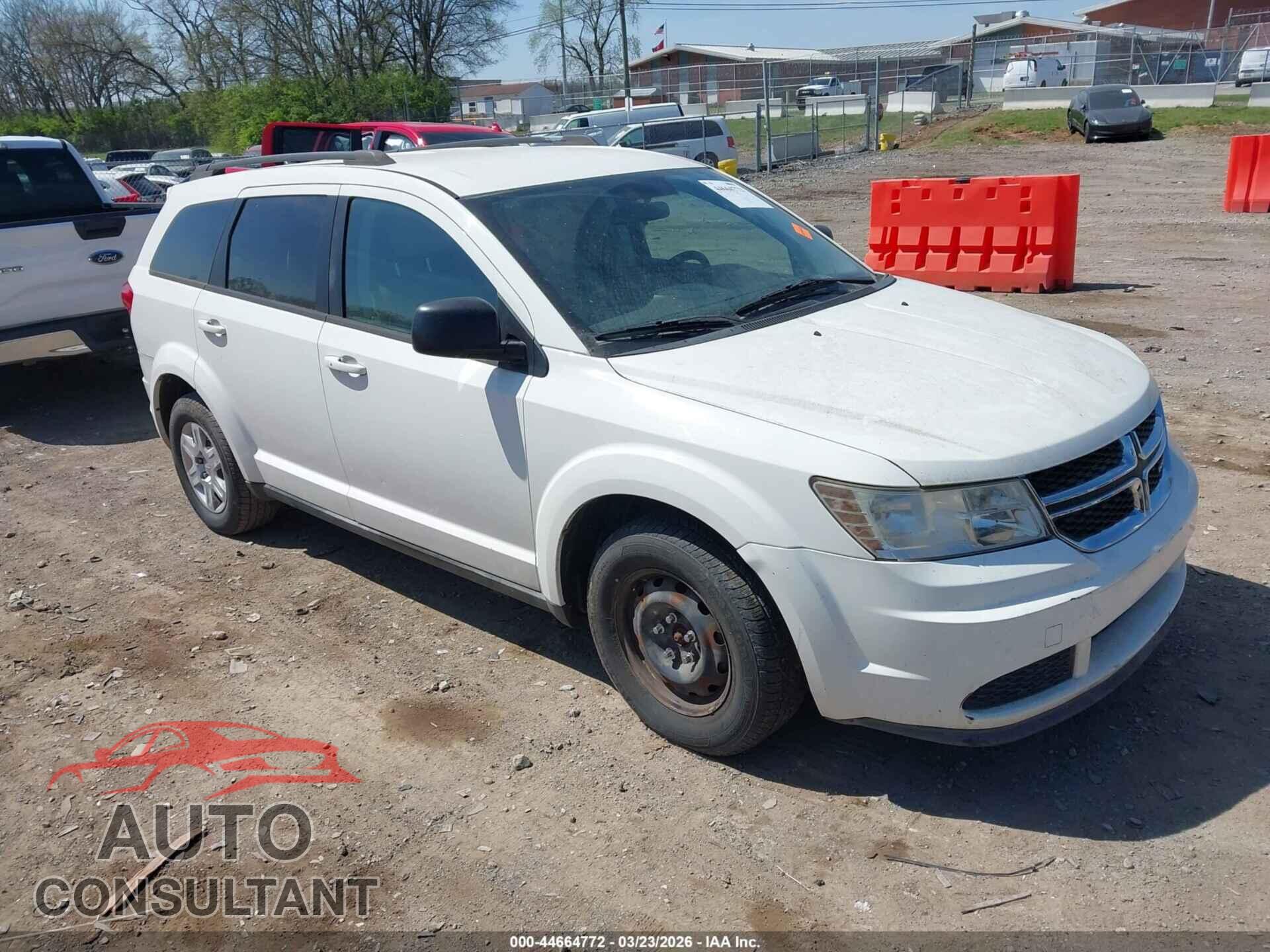 DODGE JOURNEY 2012 - 3C4PDCAB7CT362421
