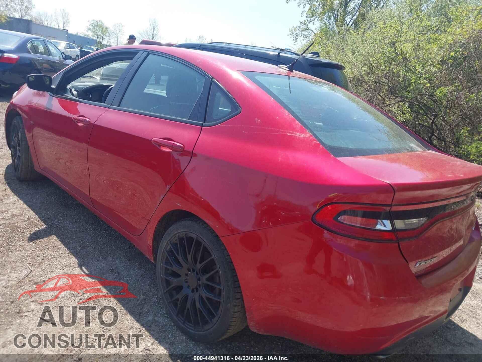 DODGE DART 2015 - 1C3CDFEB0FD276960