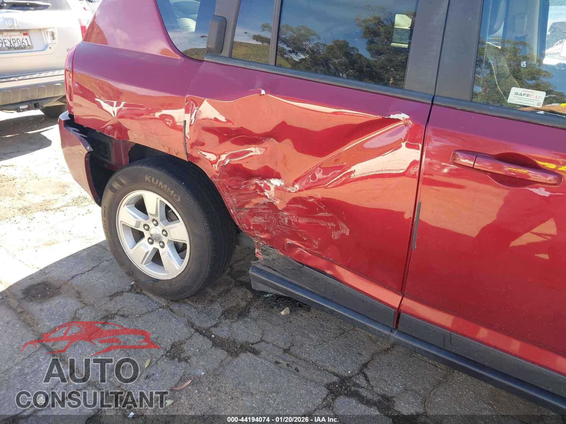 JEEP COMPASS 2017 - 1C4NJCEB6HD182614