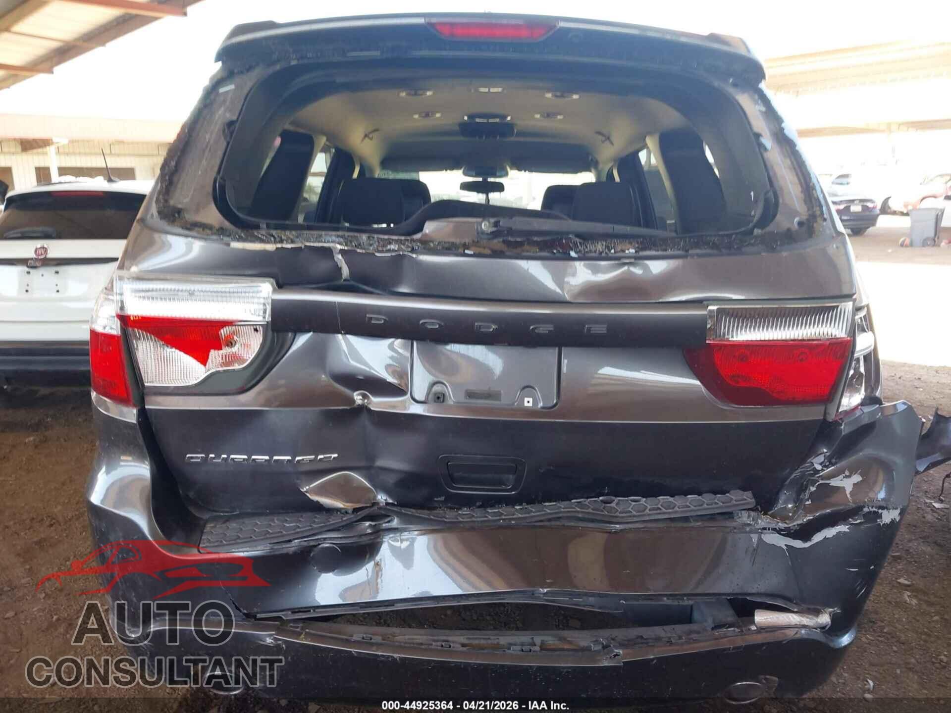 DODGE DURANGO 2013 - 1C4RDHAGXDC692665