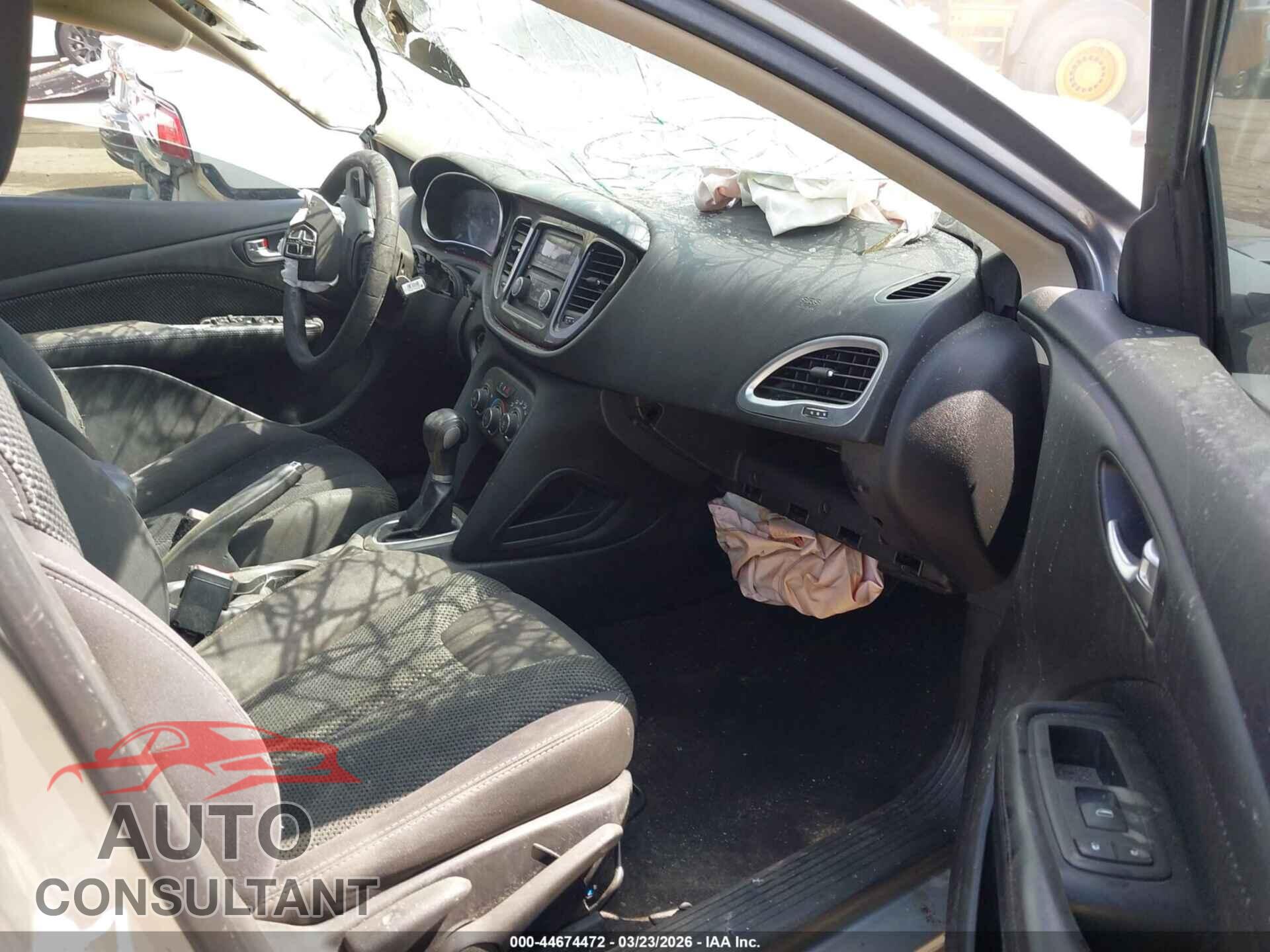 DODGE DART 2015 - 1C3CDFBB5FD158973