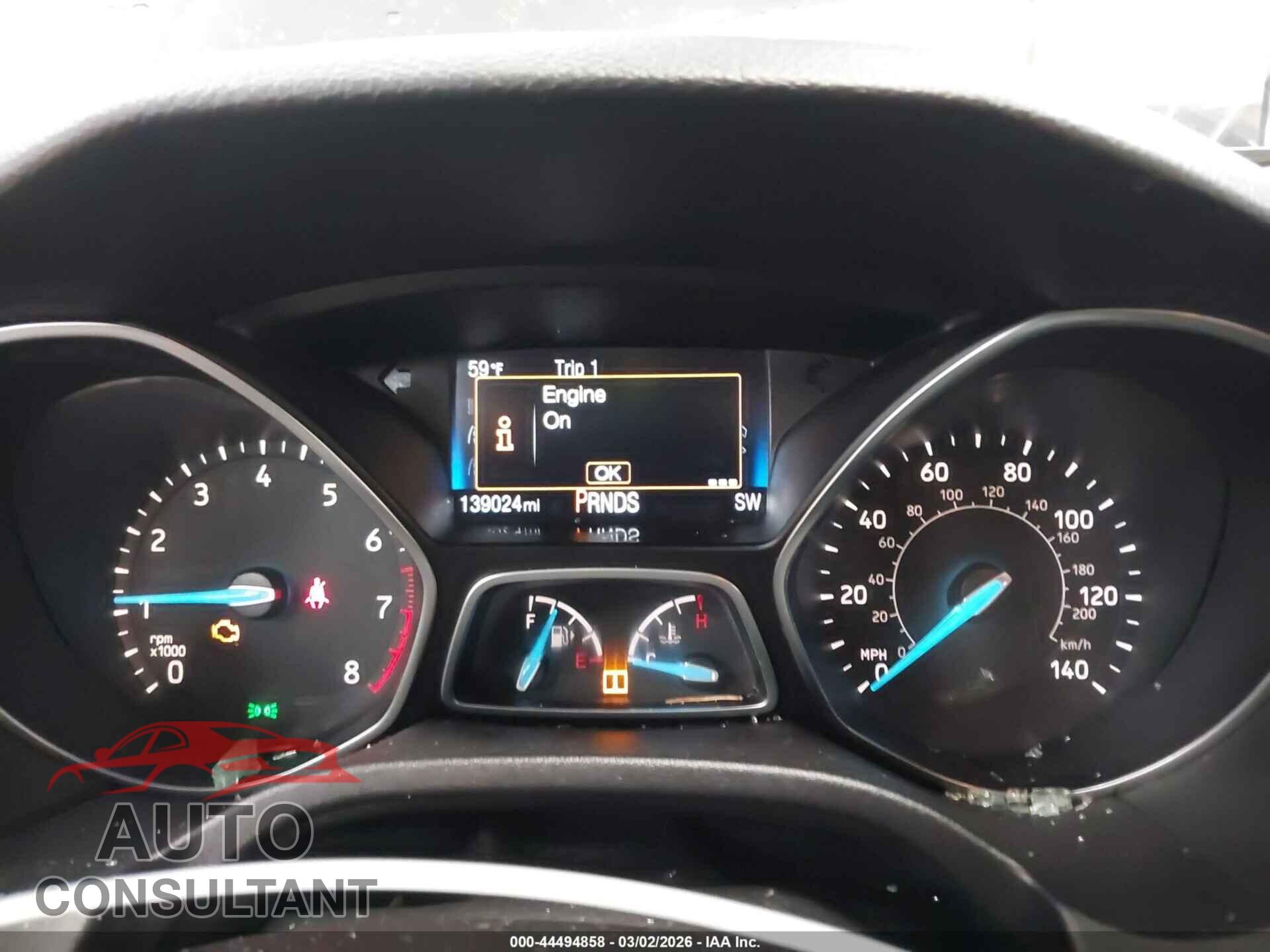 FORD FOCUS 2017 - 1FADP3FE2HL339859