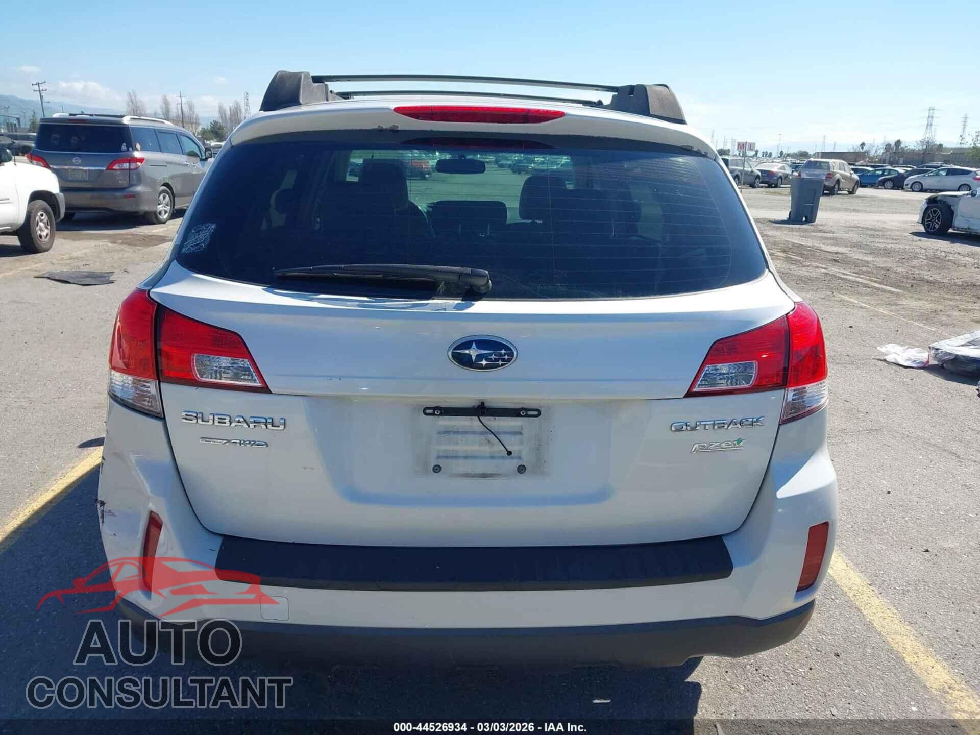 SUBARU OUTBACK 2014 - 4S4BRBAC4E3205986