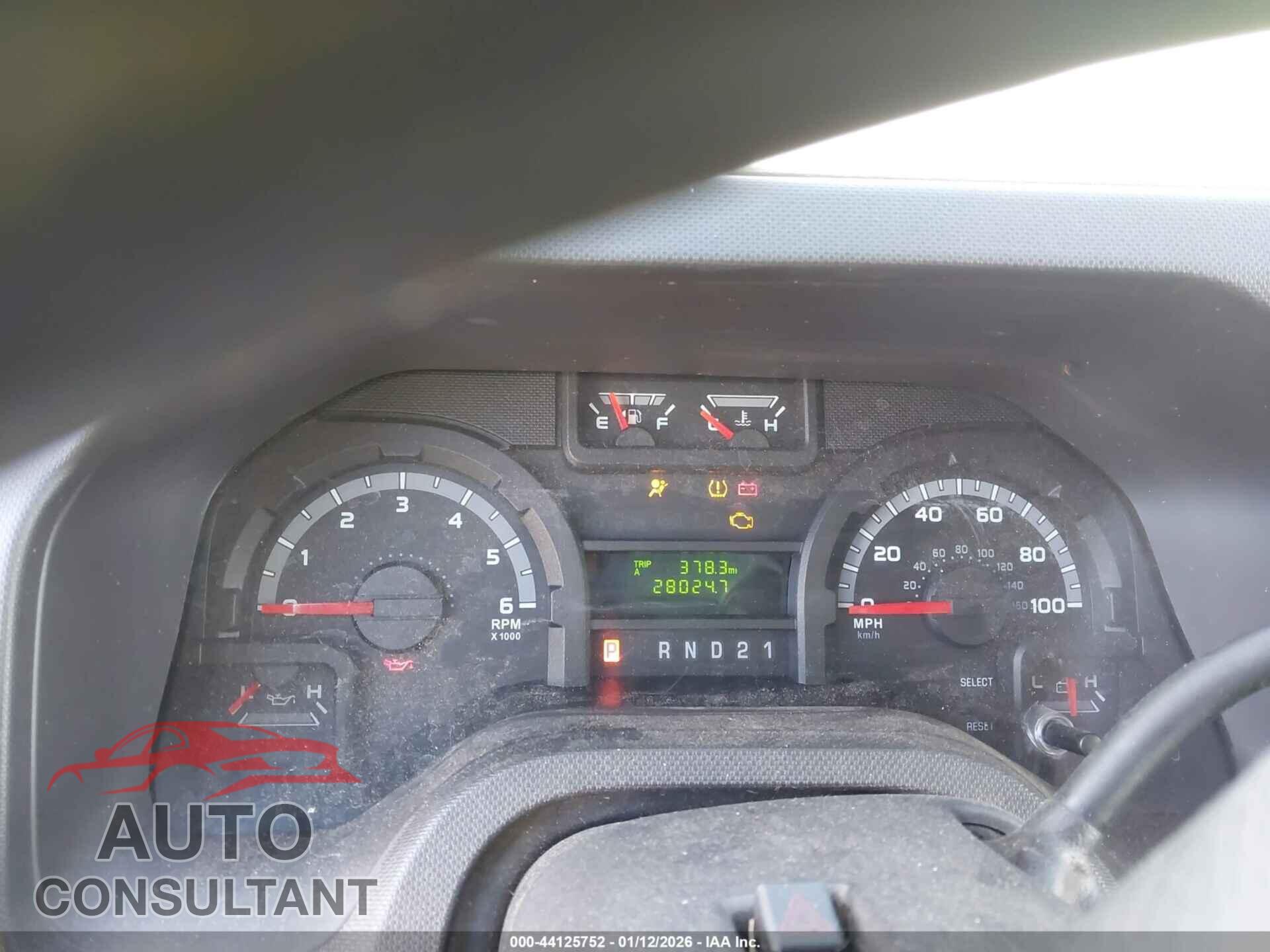 FORD E-350 SUPER DUTY 2012 - 1FBSS3BL8CDB19976