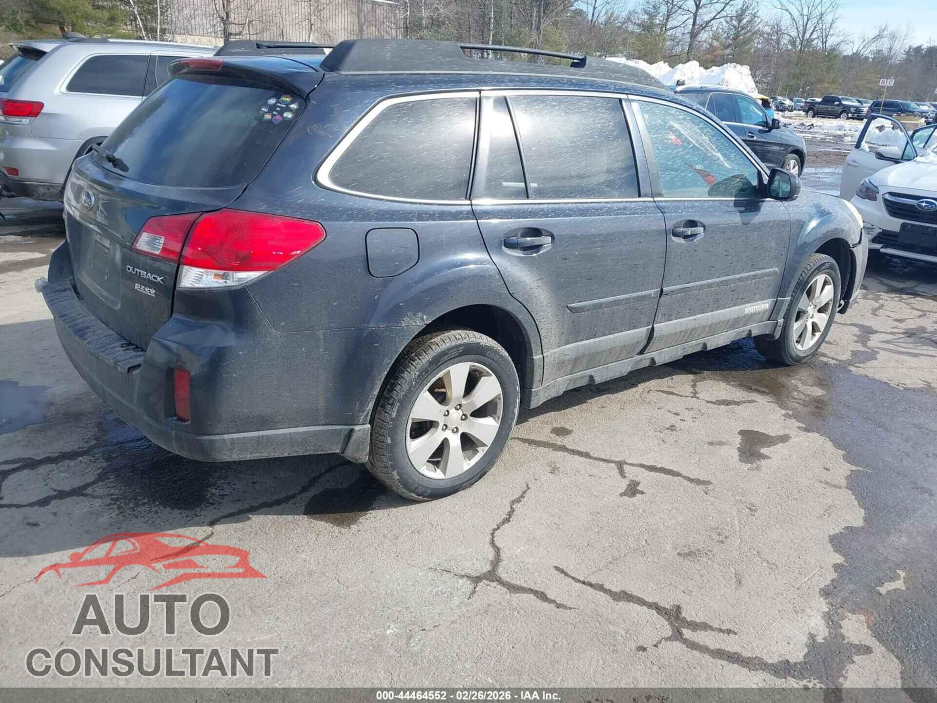 SUBARU OUTBACK 2012 - 4S4BRBCC4C3269911