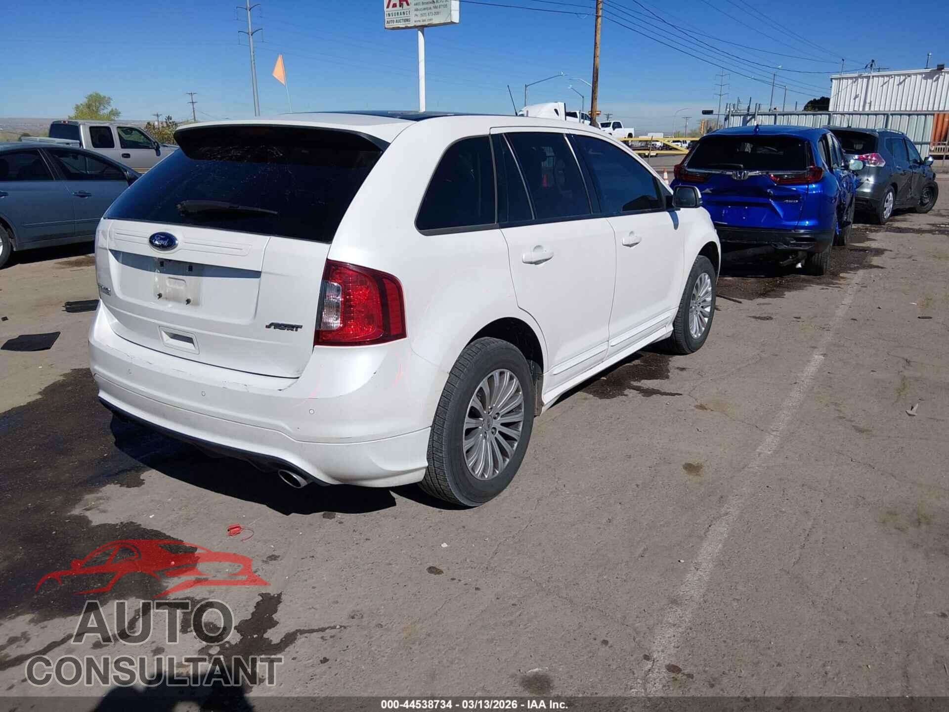 FORD EDGE 2013 - 2FMDK3AK6DBA77291