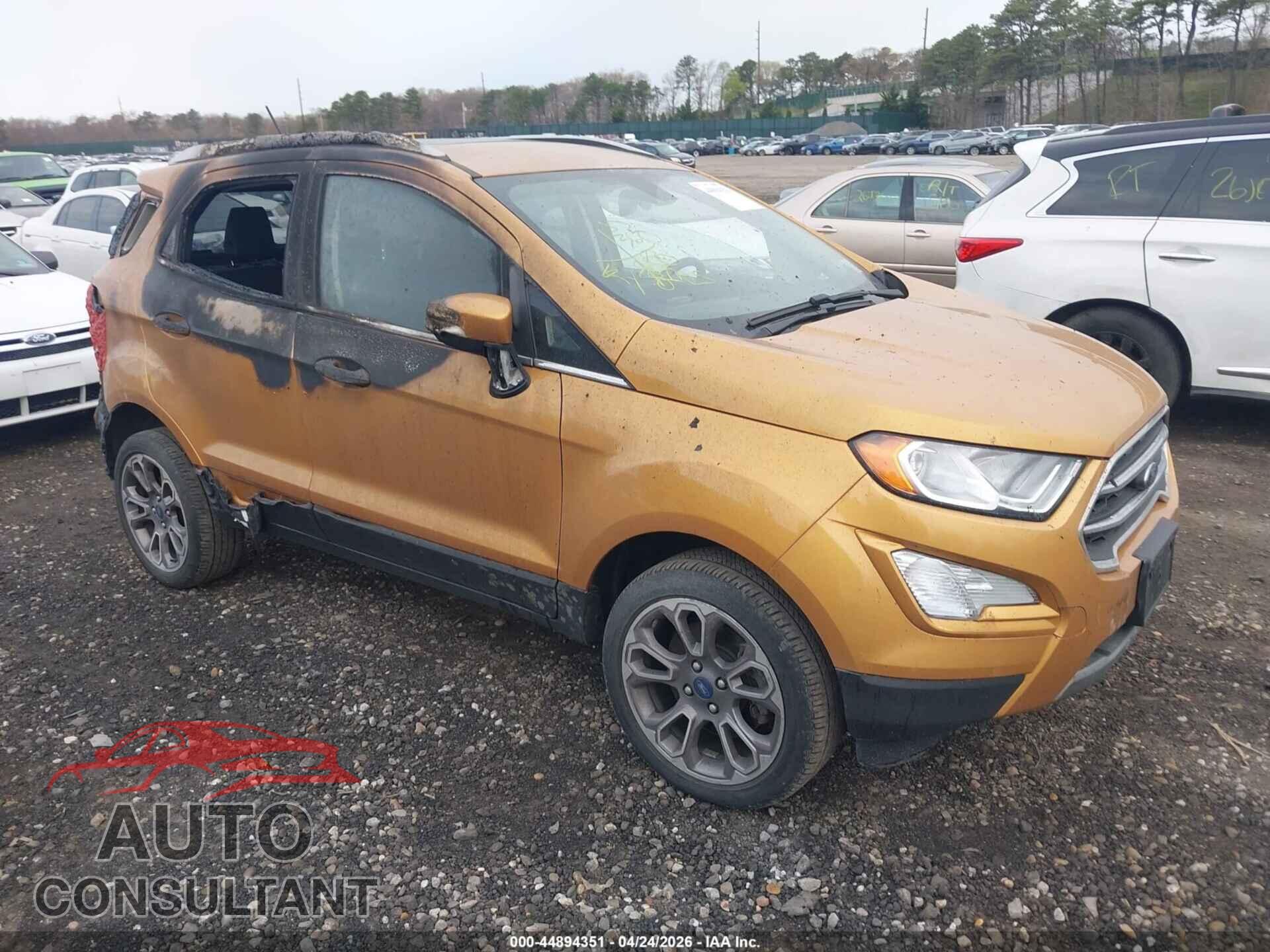 FORD ECOSPORT 2022 - MAJ6S3KL9NC461741